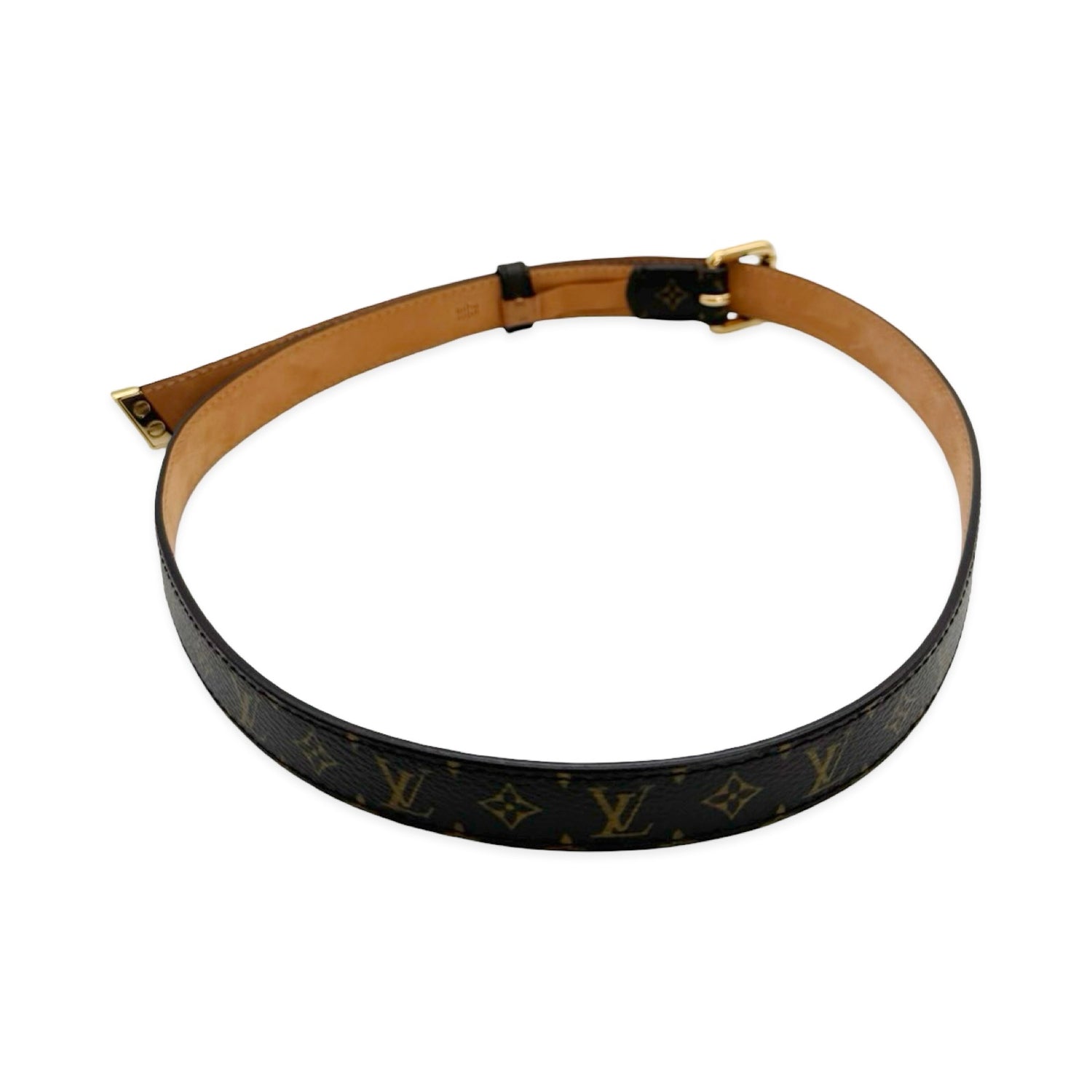 Louis Vuitton Monogram Thin Belt