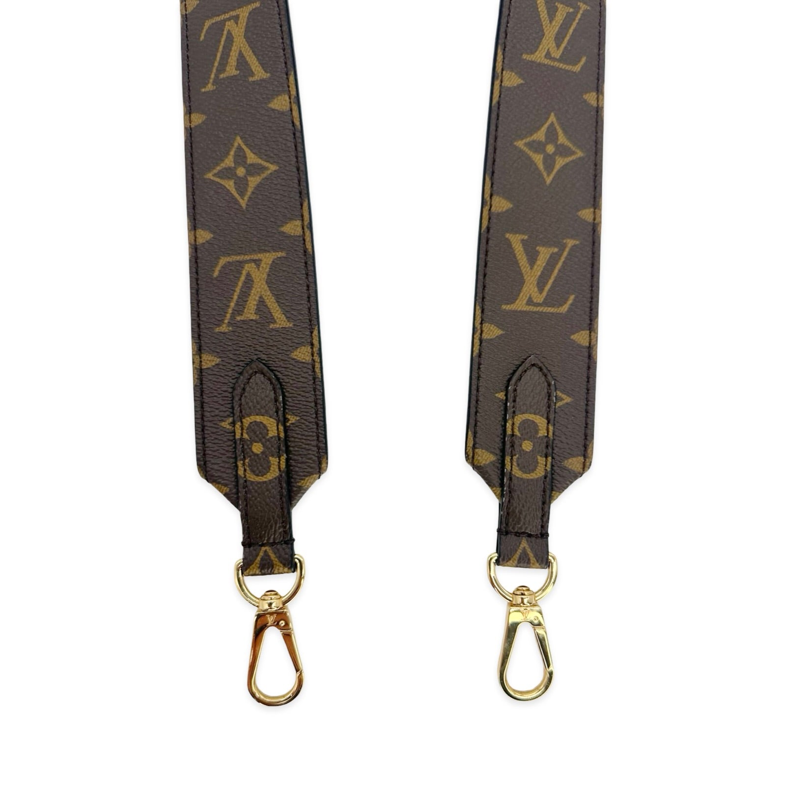 LOUIS VUITTON バンドー Louis Vuitton Monogram Wide Bandouliere Strap