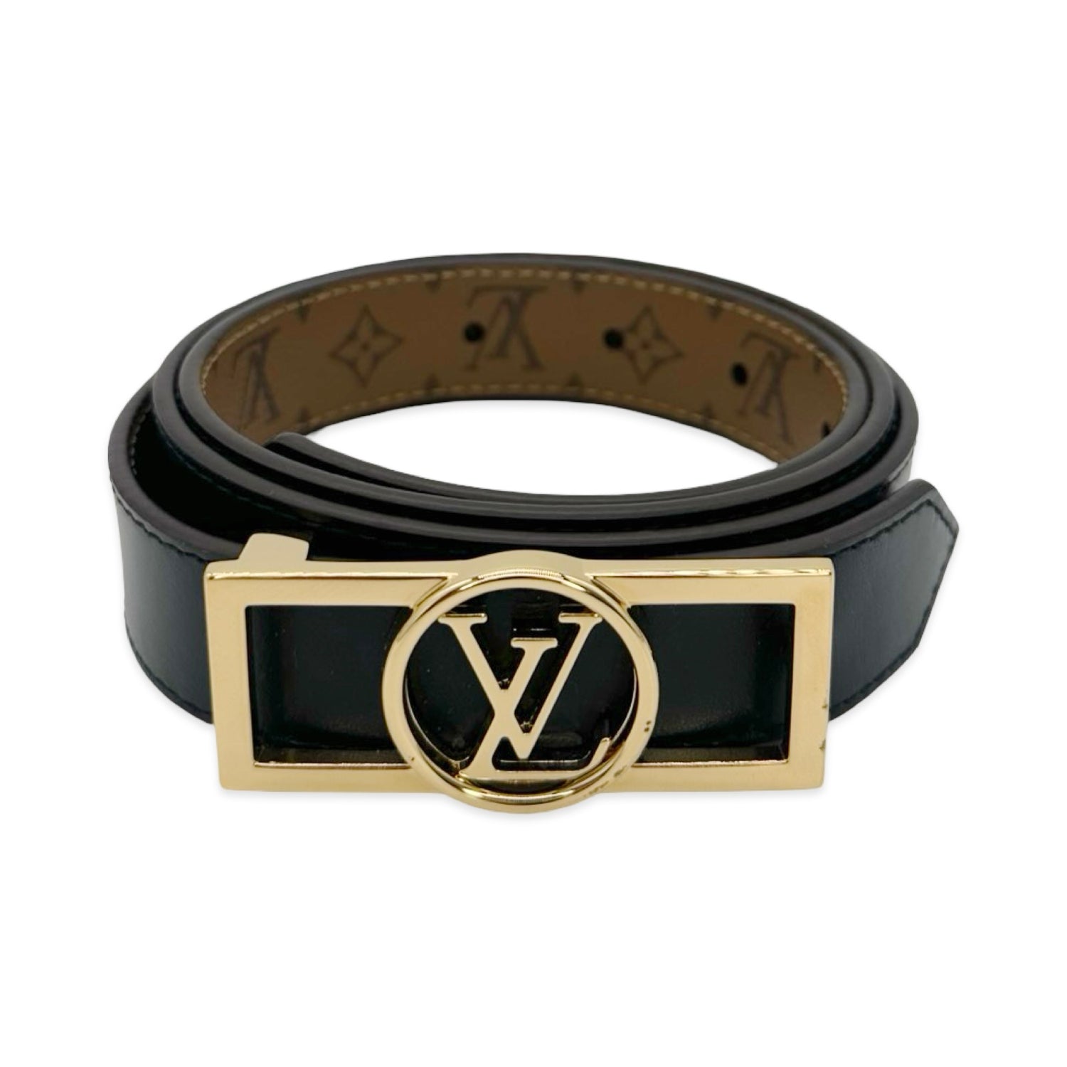 Louis Vuitton Monogram Reverse Dauphine Reversible Belt