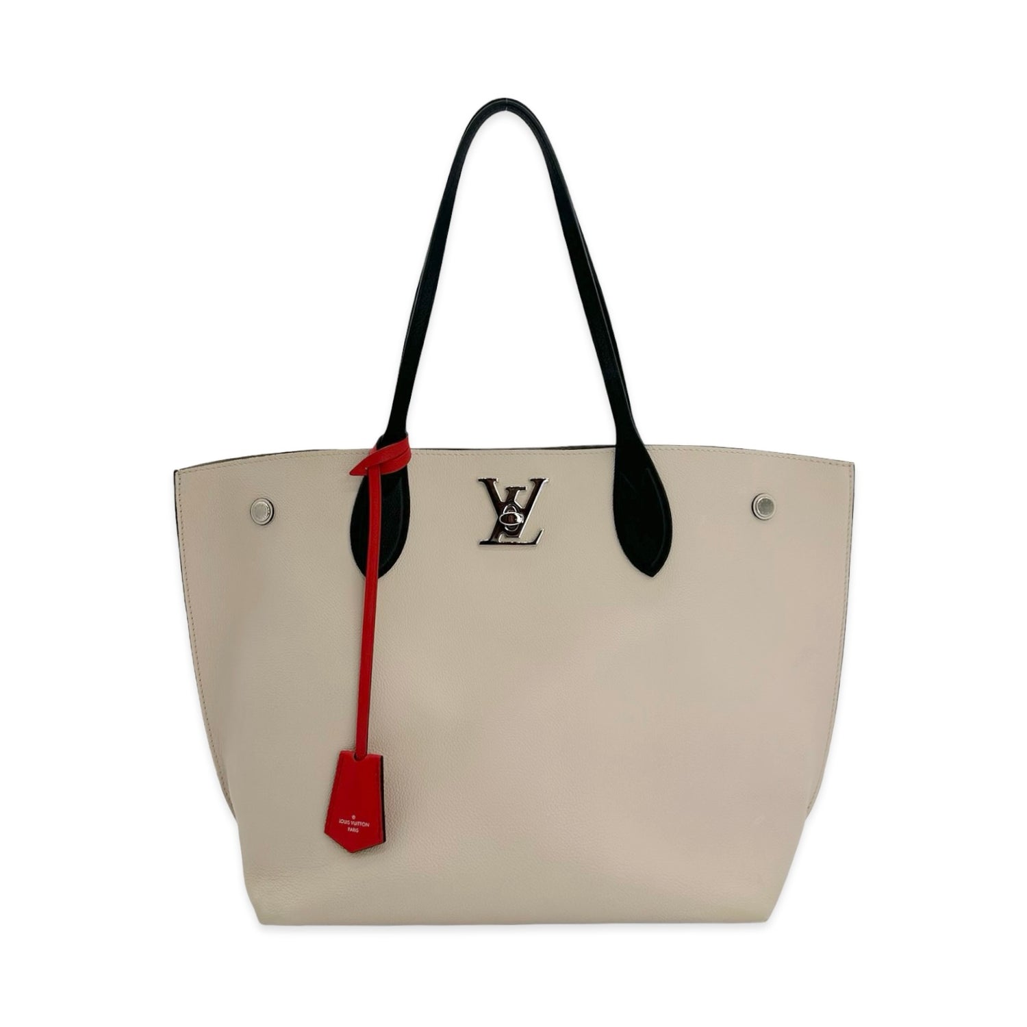 Louis Vuitton Grained Calfskin LockMe Tote