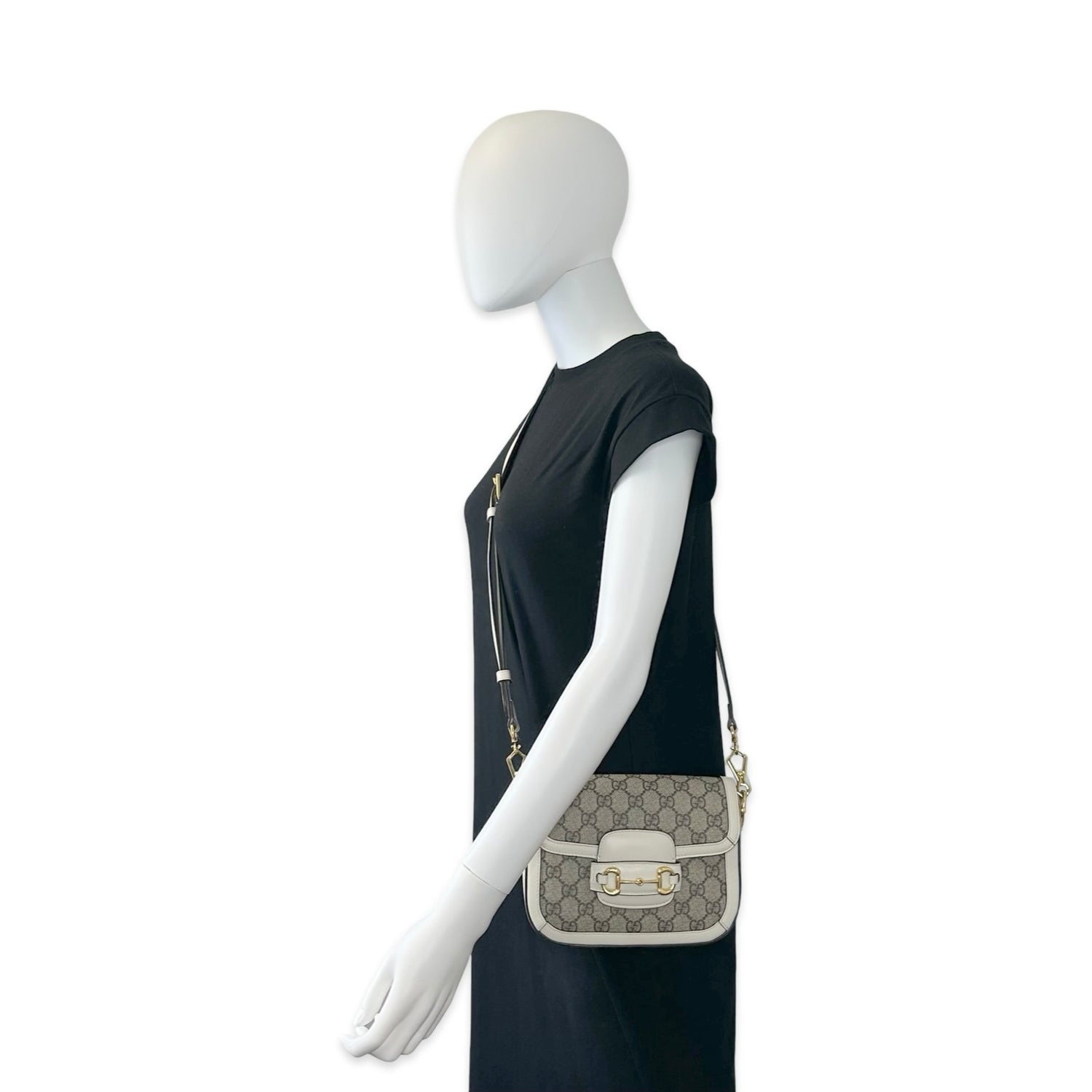 Gucci GG Supreme 1955 Horsebit Flap