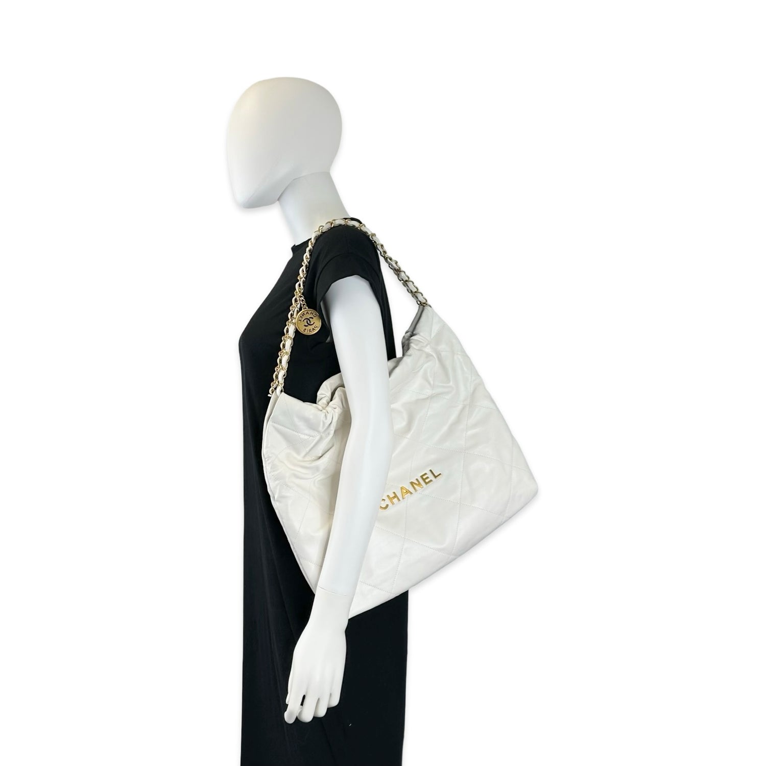 Chanel Quilted Lambskin Medium 22
