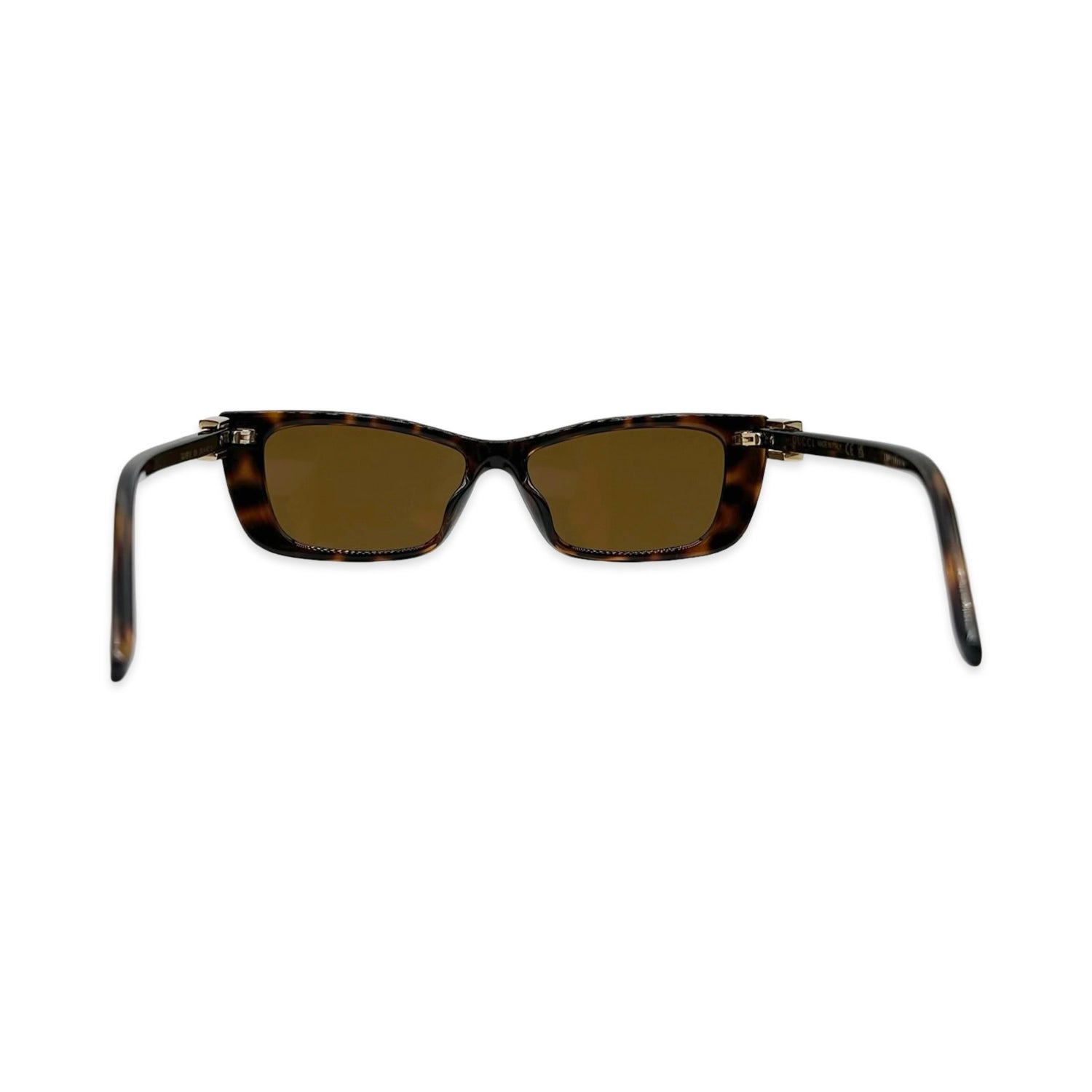 Gucci Square Cat Eye Tortoiseshell Sunglasses