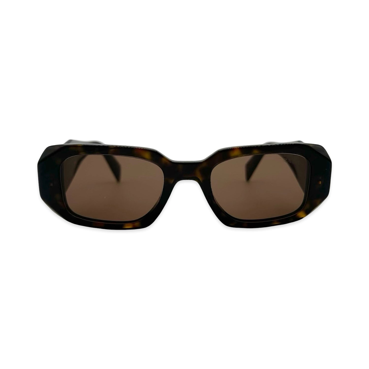 Prada Symbole Geometric Tortoiseshell Sunglasses