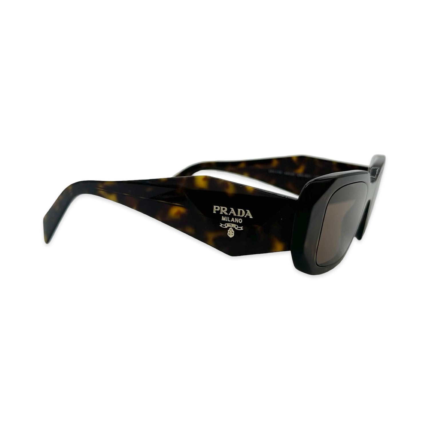 Prada Symbole Geometric Tortoiseshell Sunglasses