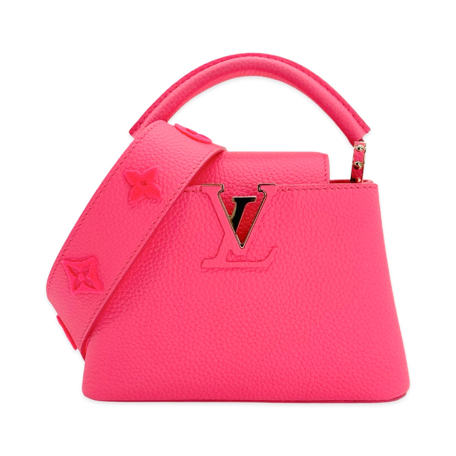 Louis Vuitton Grained Calfskin Mini Capucines