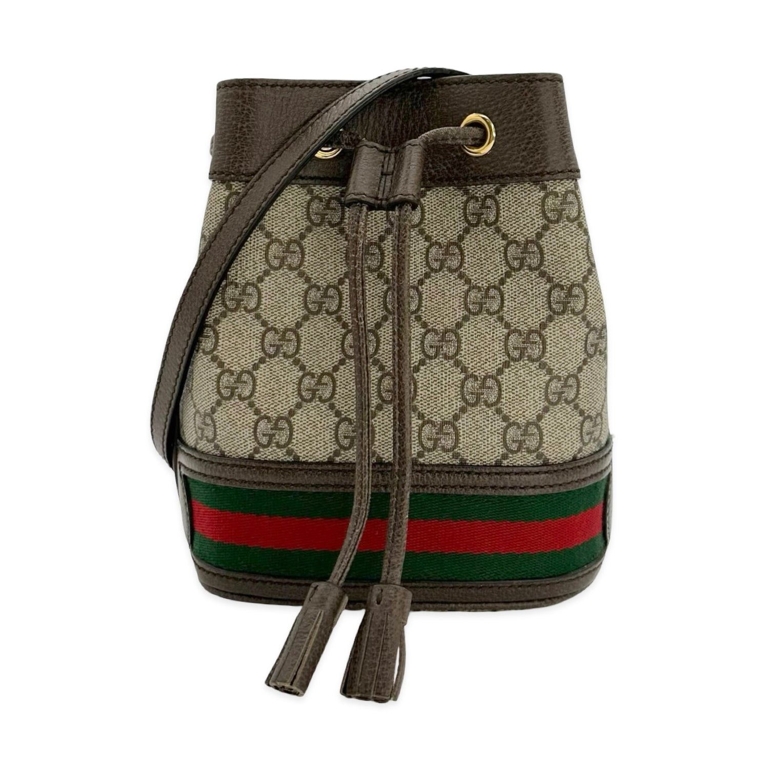 Gucci GG Supreme Mini Ophidia Bucket Bag