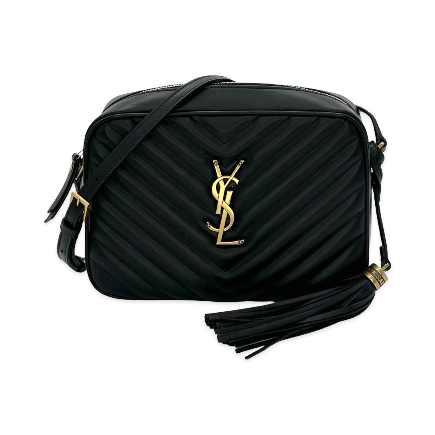 Saint Laurent Quilted Leather Lou Camera Bag