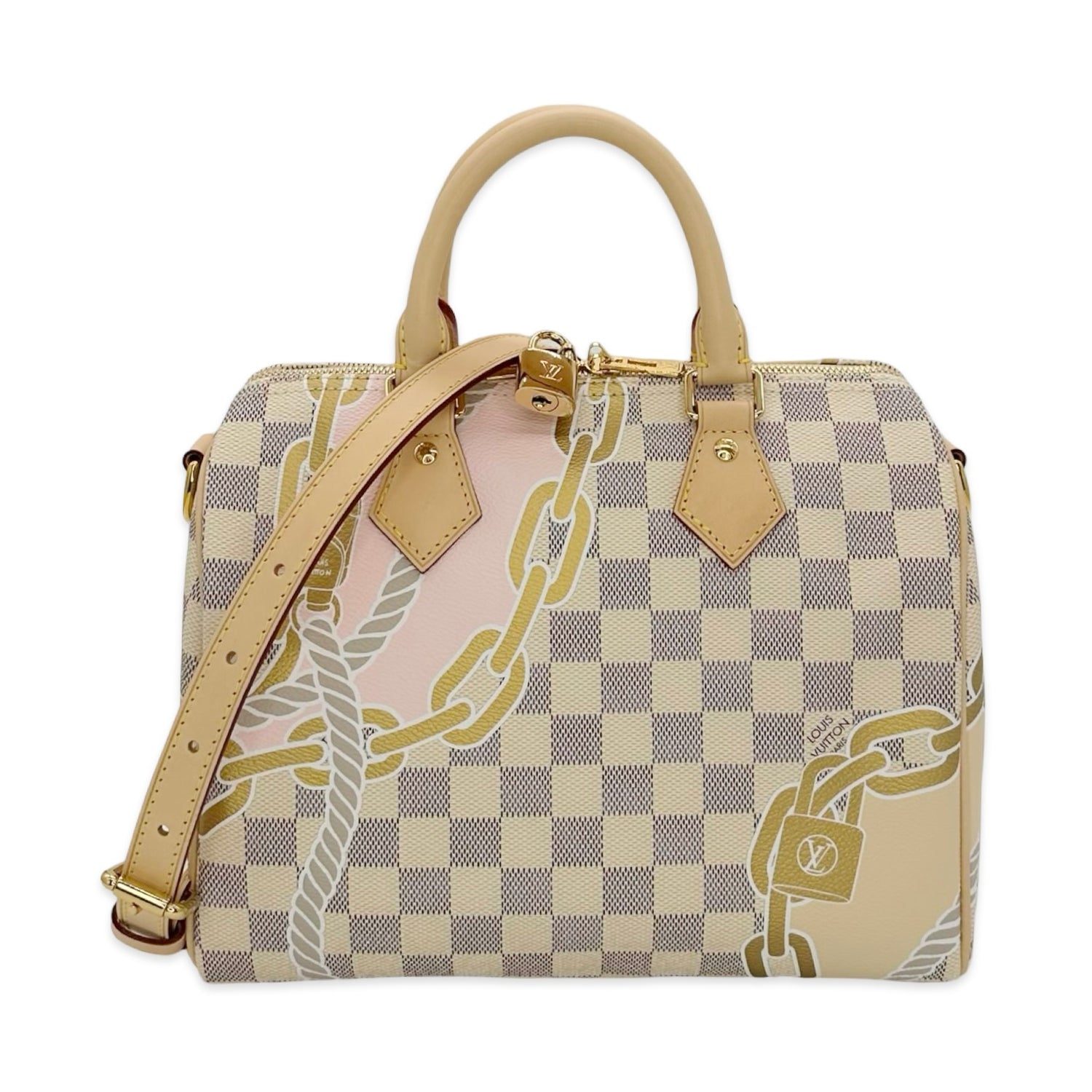 Louis Vuitton Damier Azur Nautical Speedy Bandouliere 25