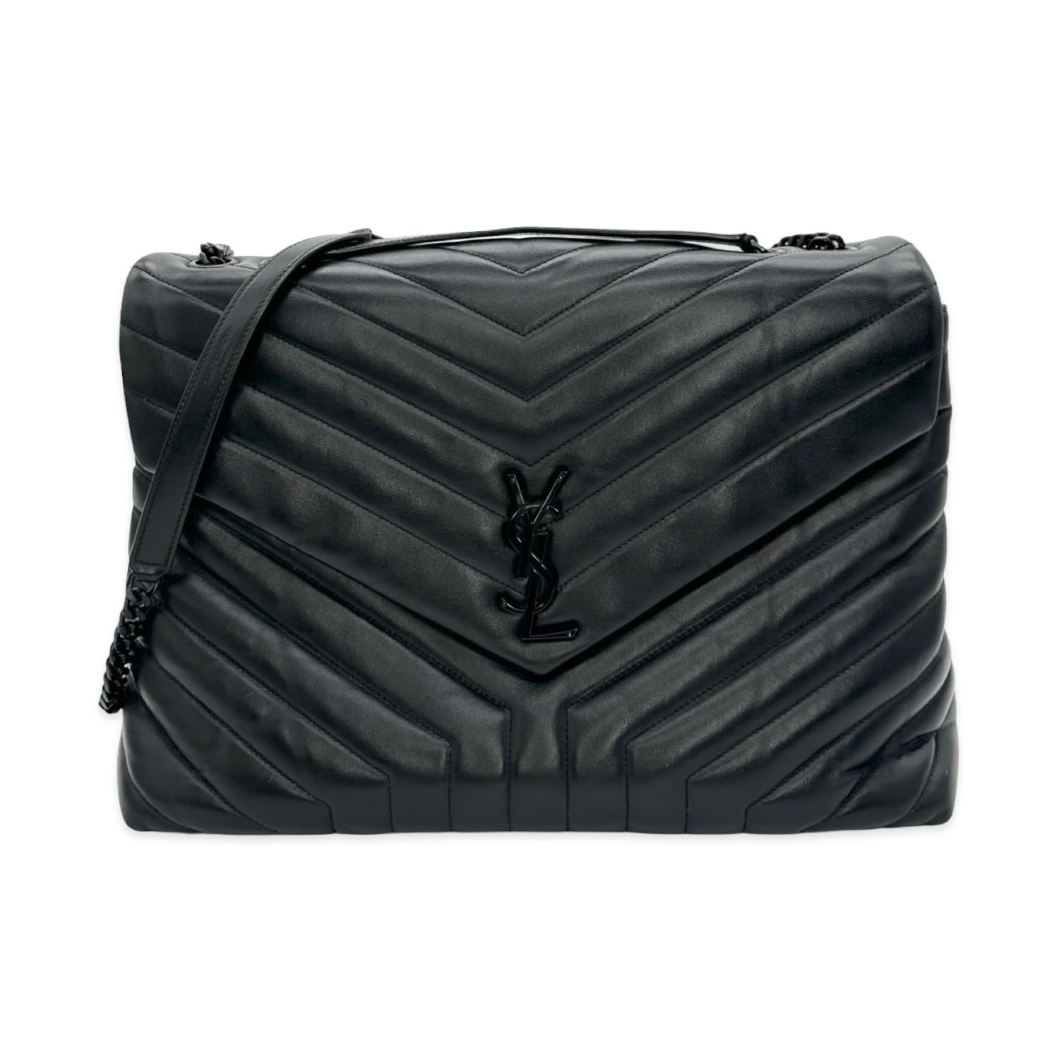 Saint Laurent Quilted Leather Large Lou Lou