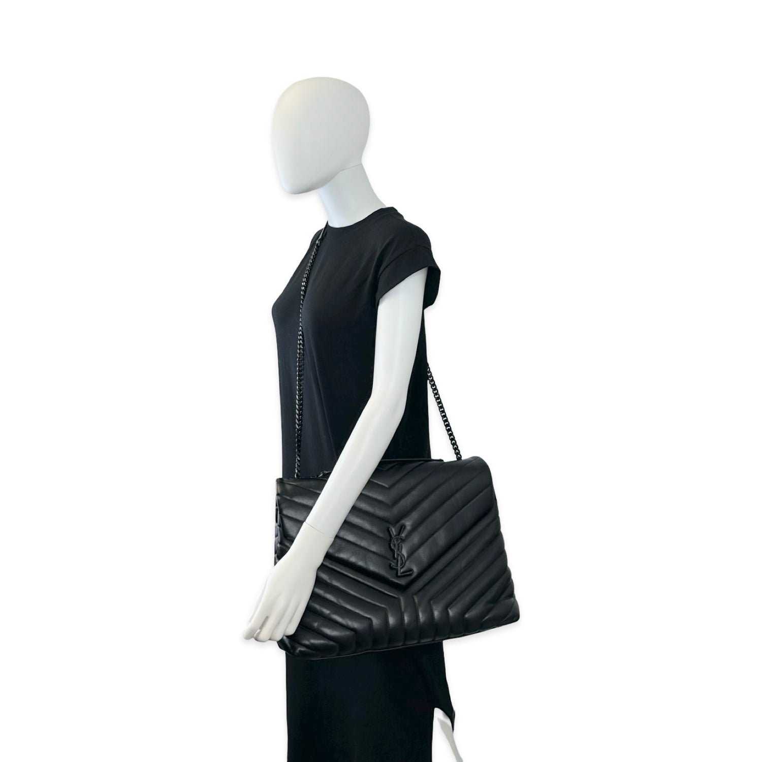 Saint Laurent Quilted Leather Large Lou Lou