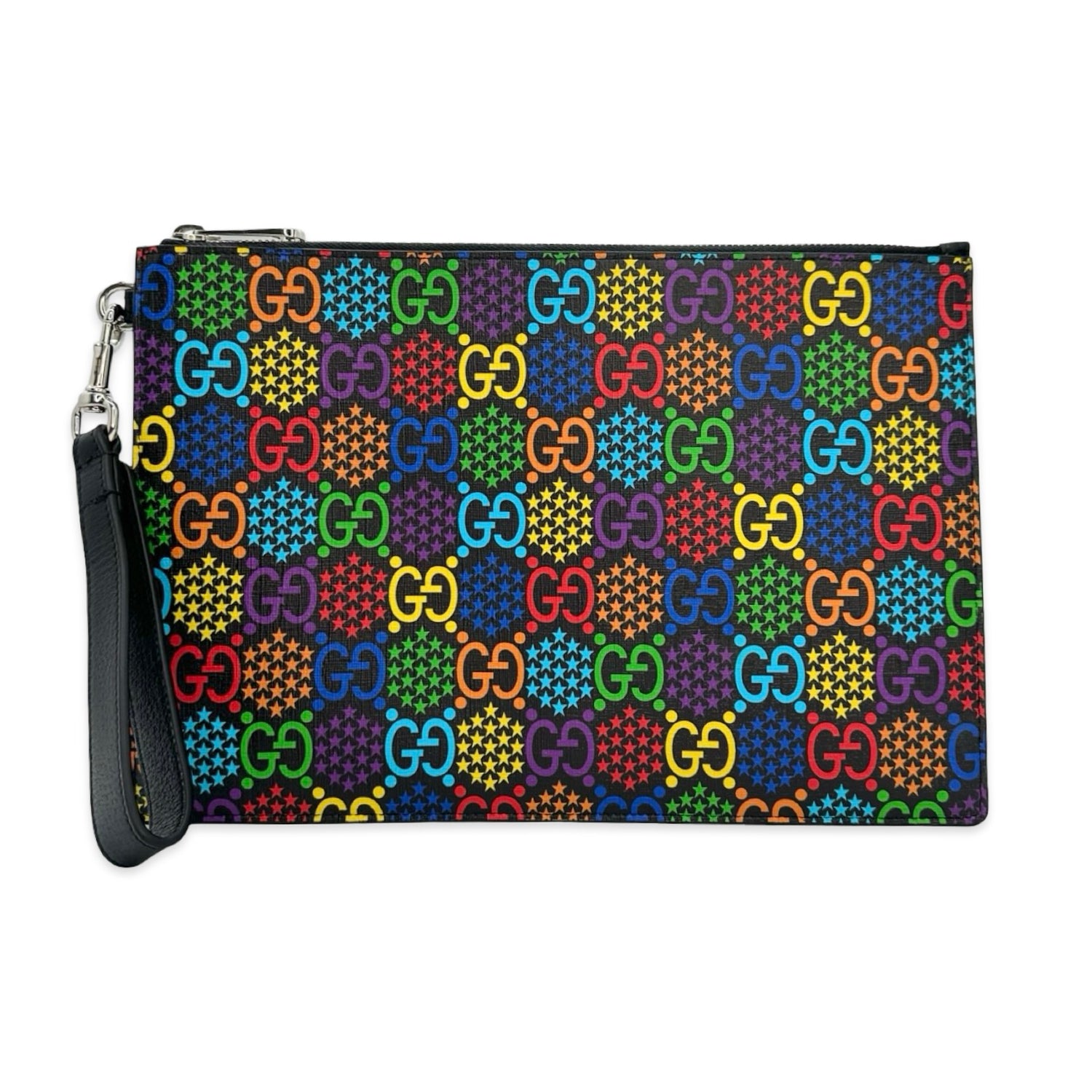 Gucci GG Psychadelic Wristlet Pouch