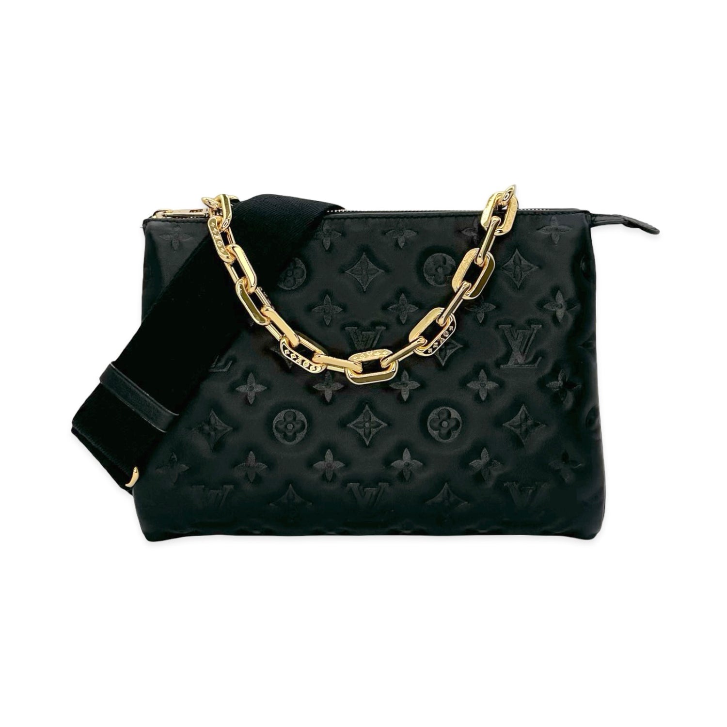 Louis Vuitton Monogram Embossed Coussin PM