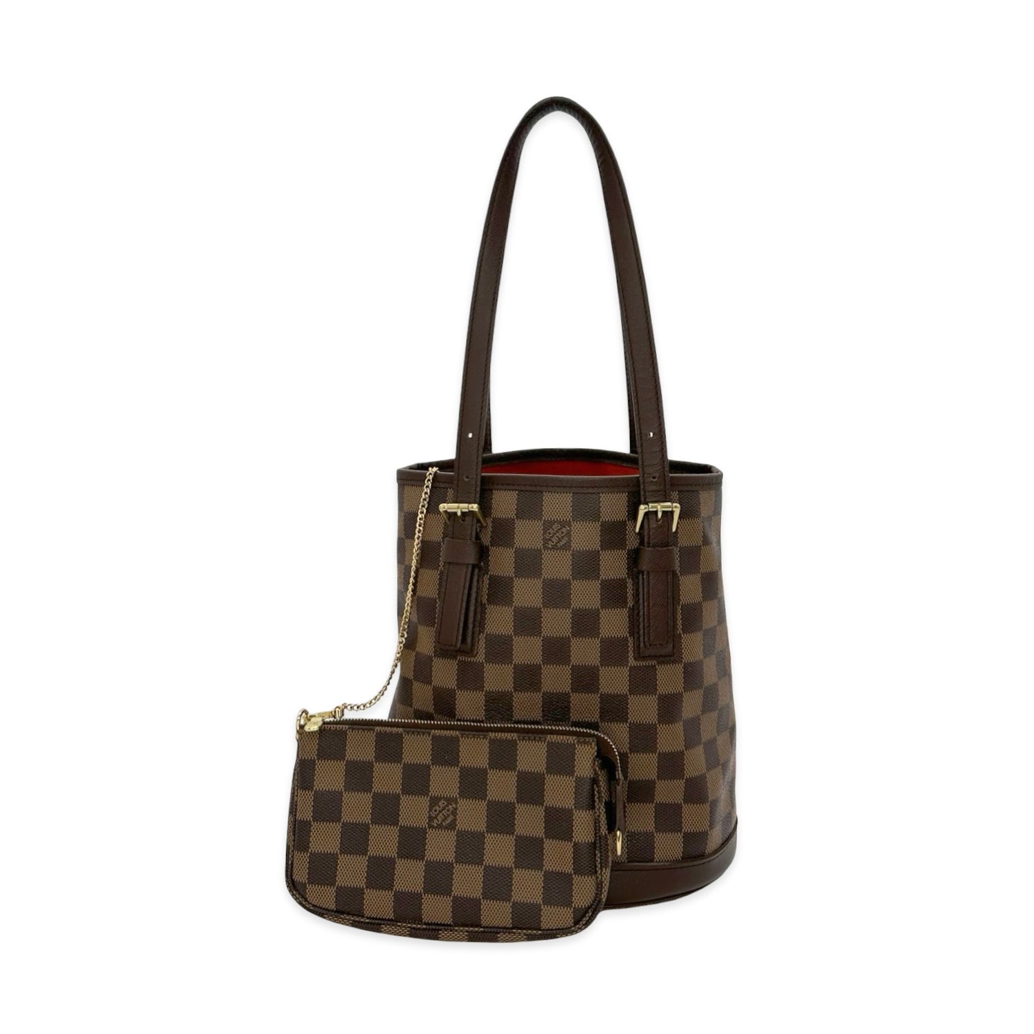 Louis Vuitton Damier Ebene Marais Bucket Bag