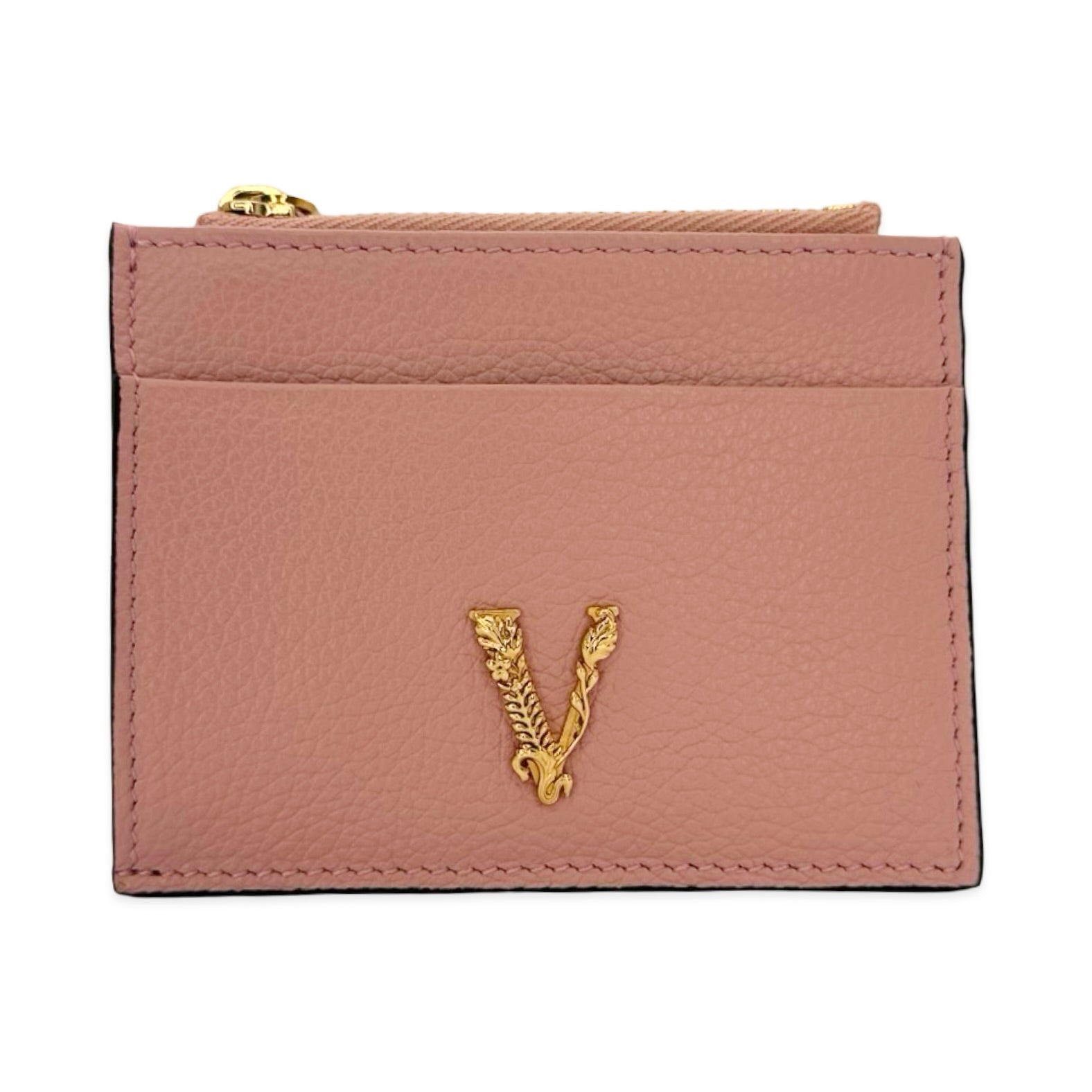 Versace Virtus Zip Card Holder