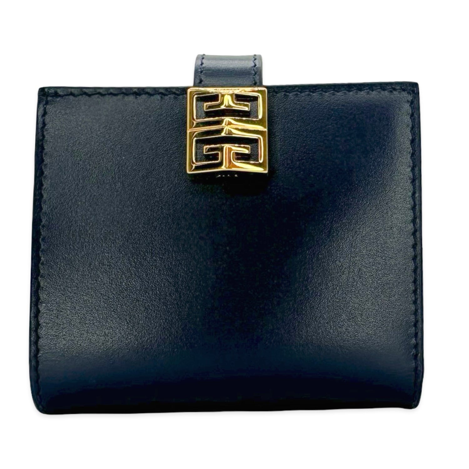 Givenchy 4G Box Calfskin Compact Snap Wallet