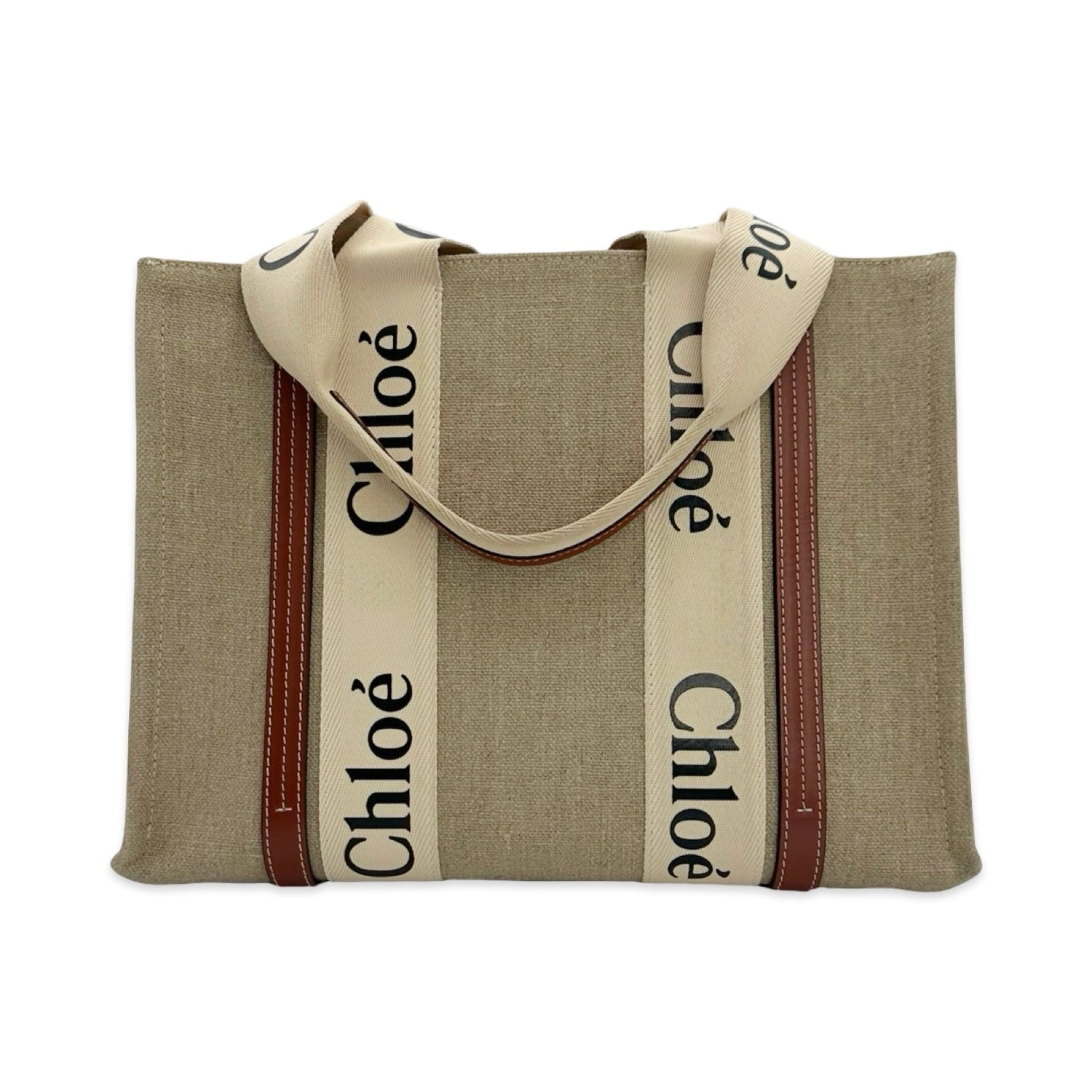 Chloe Canvas Medium Woody Tote