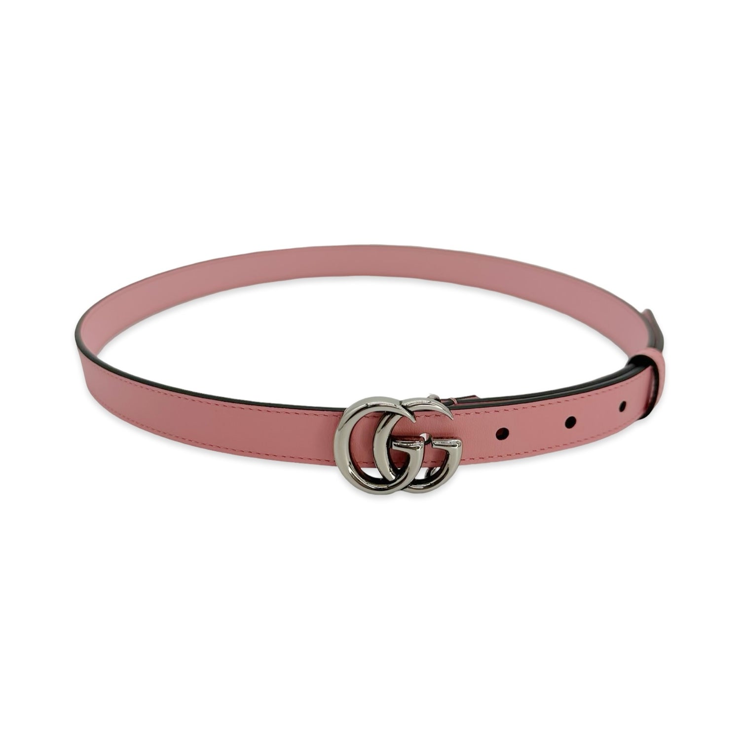 Gucci Leather GG Marmont Thin Belt