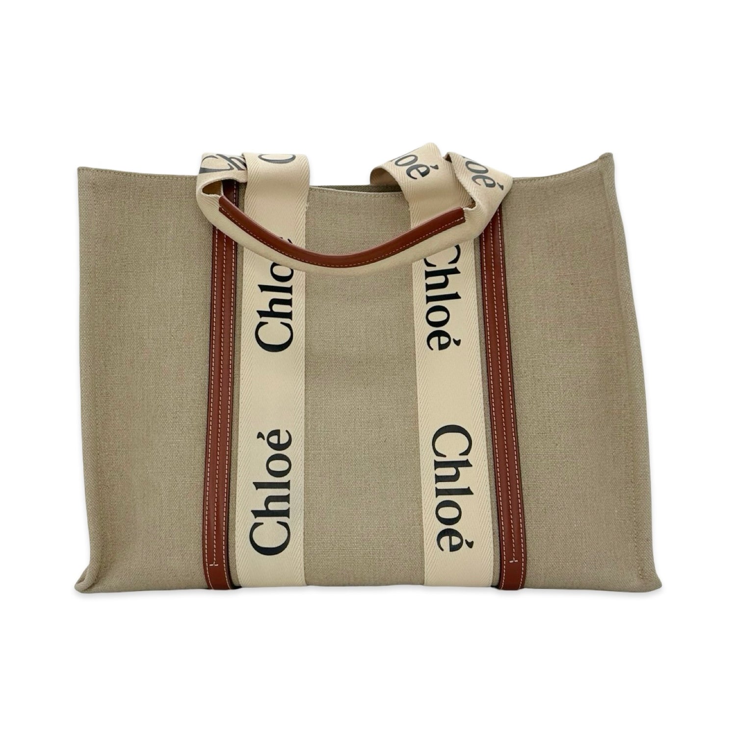 Chloe Canvas Large Woody Tote