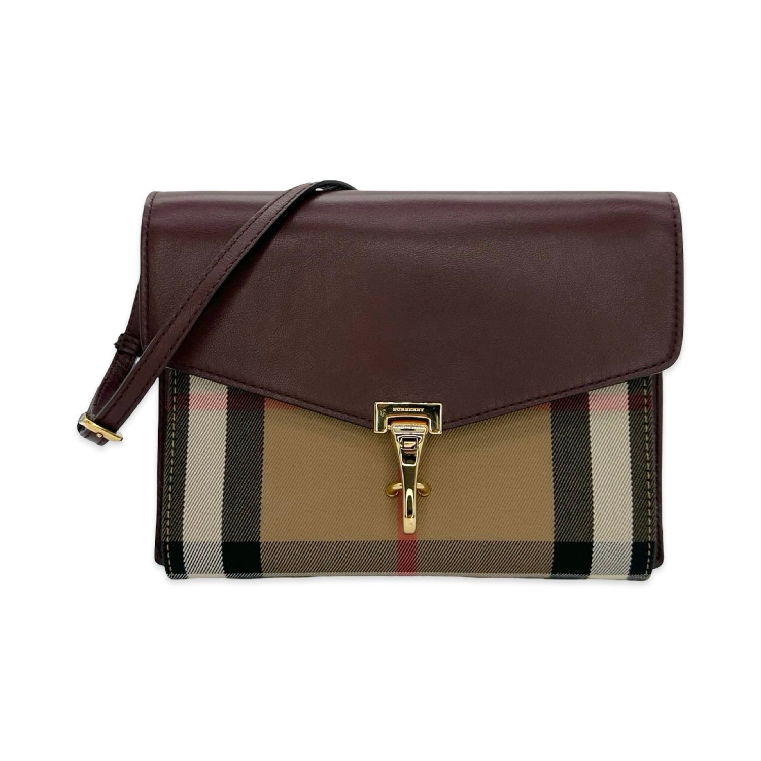 Burberry House Check Small Macken Crossbody