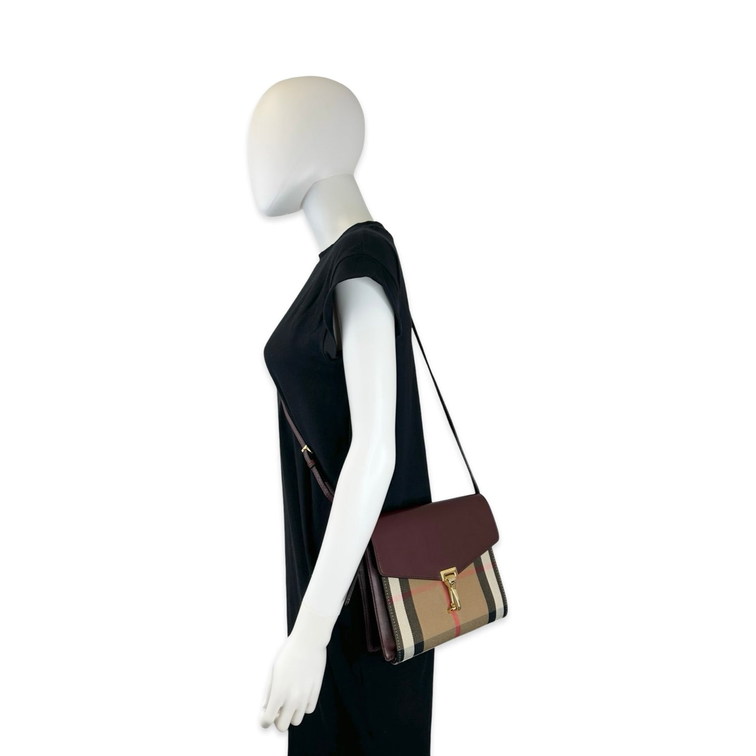 Burberry House Check Small Macken Crossbody