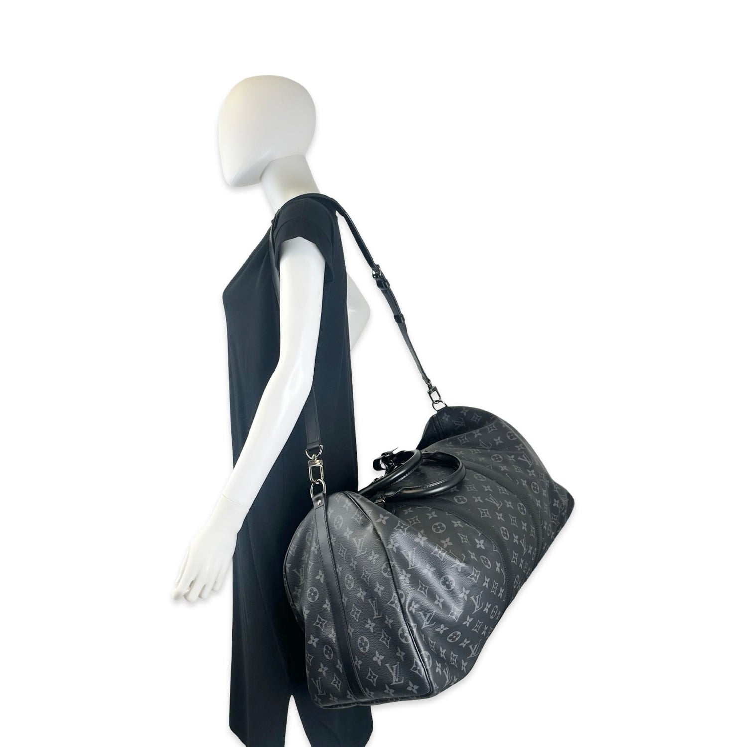 Louis Vuitton Monogram Eclipse Keepall 55