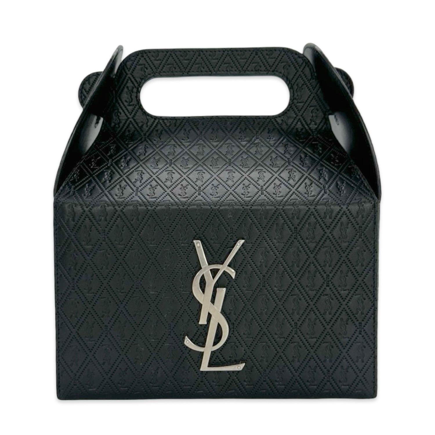 Saint Laurent Embossed Monogram Lunch Box