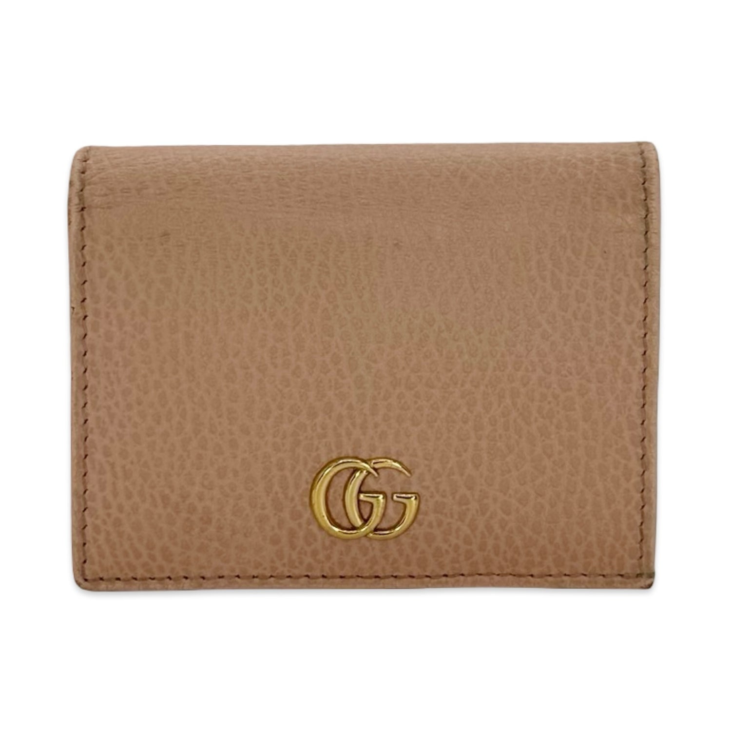 Gucci Calfskin GG Marmont Compact Wallet