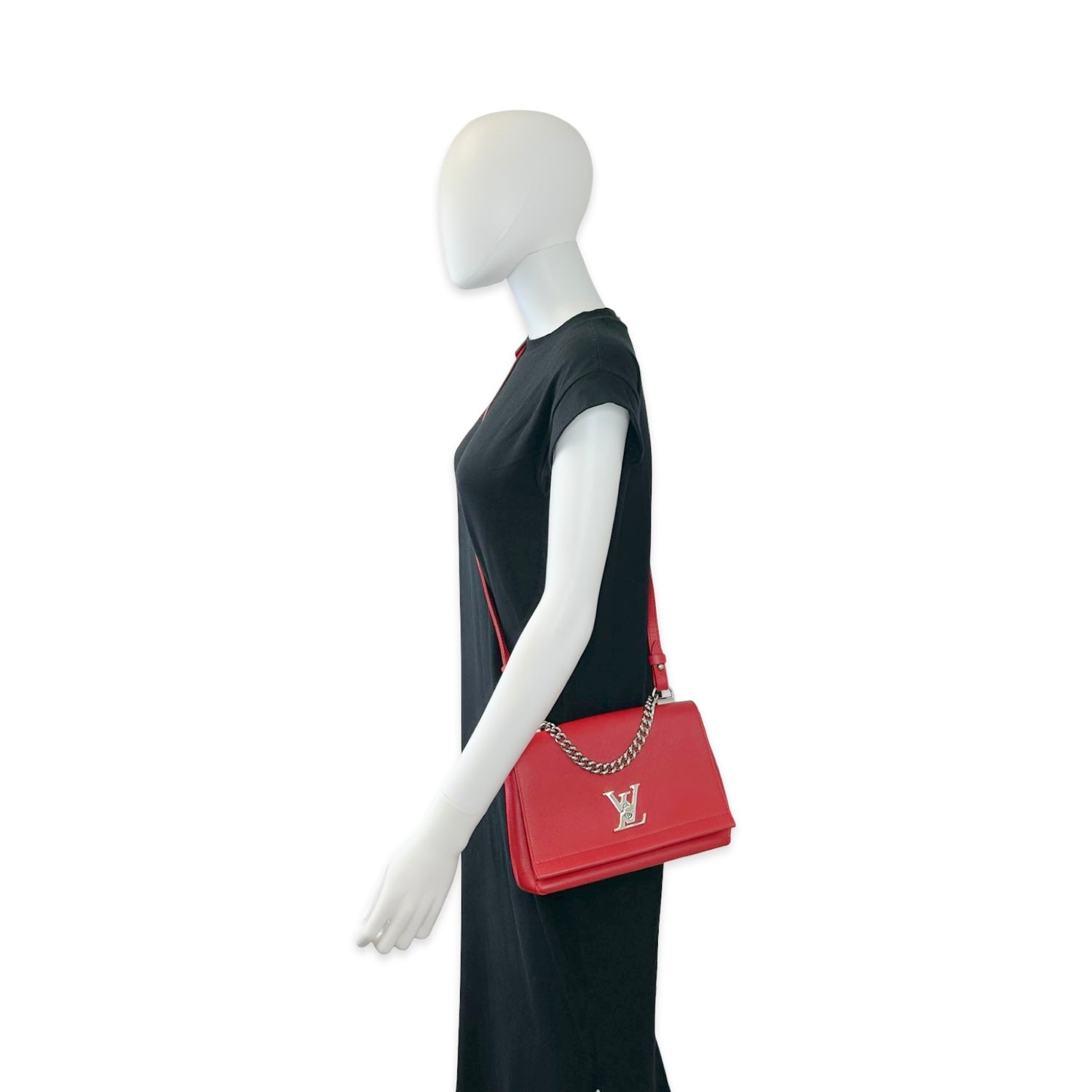 Louis Vuitton Calfskin LockMe Satchel