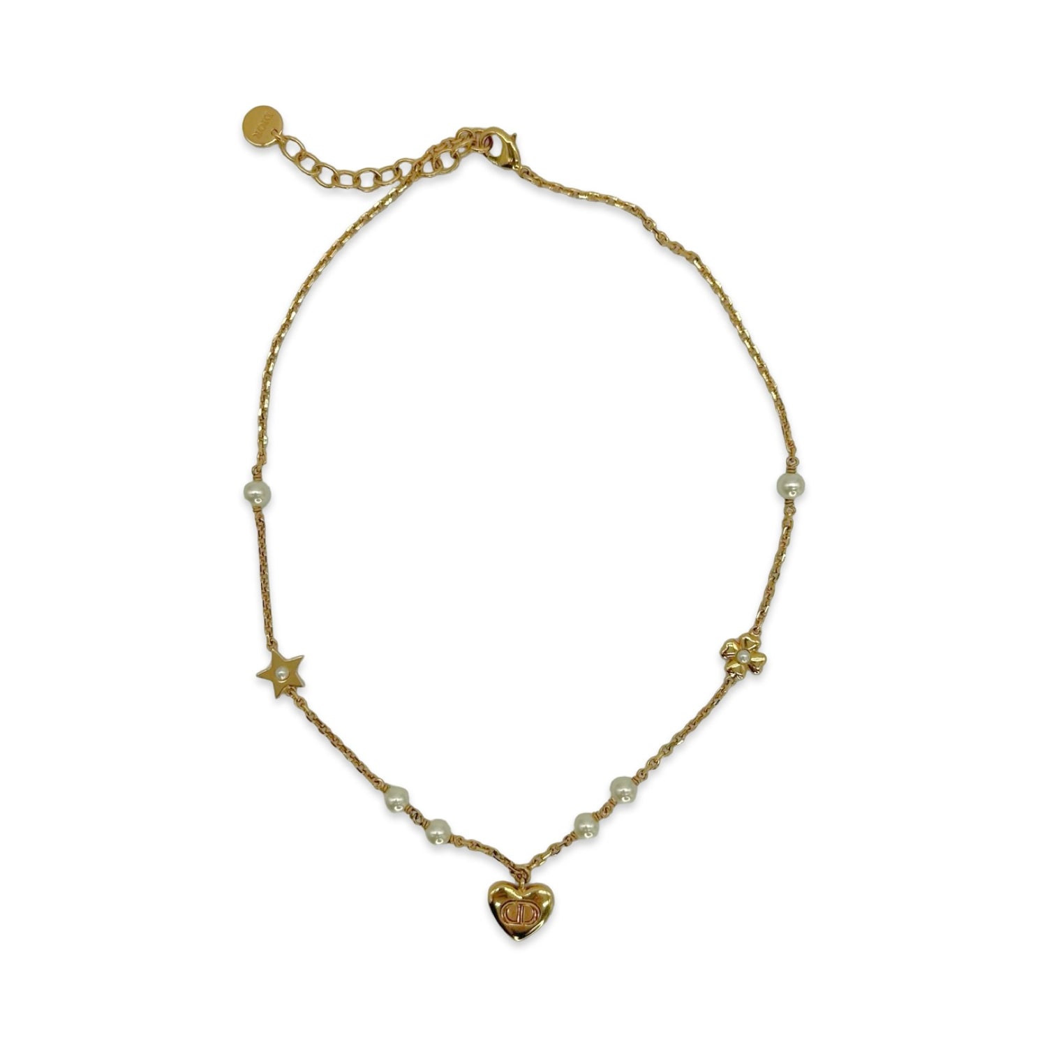 Christian Dior Lucky Dior Charm Necklace
