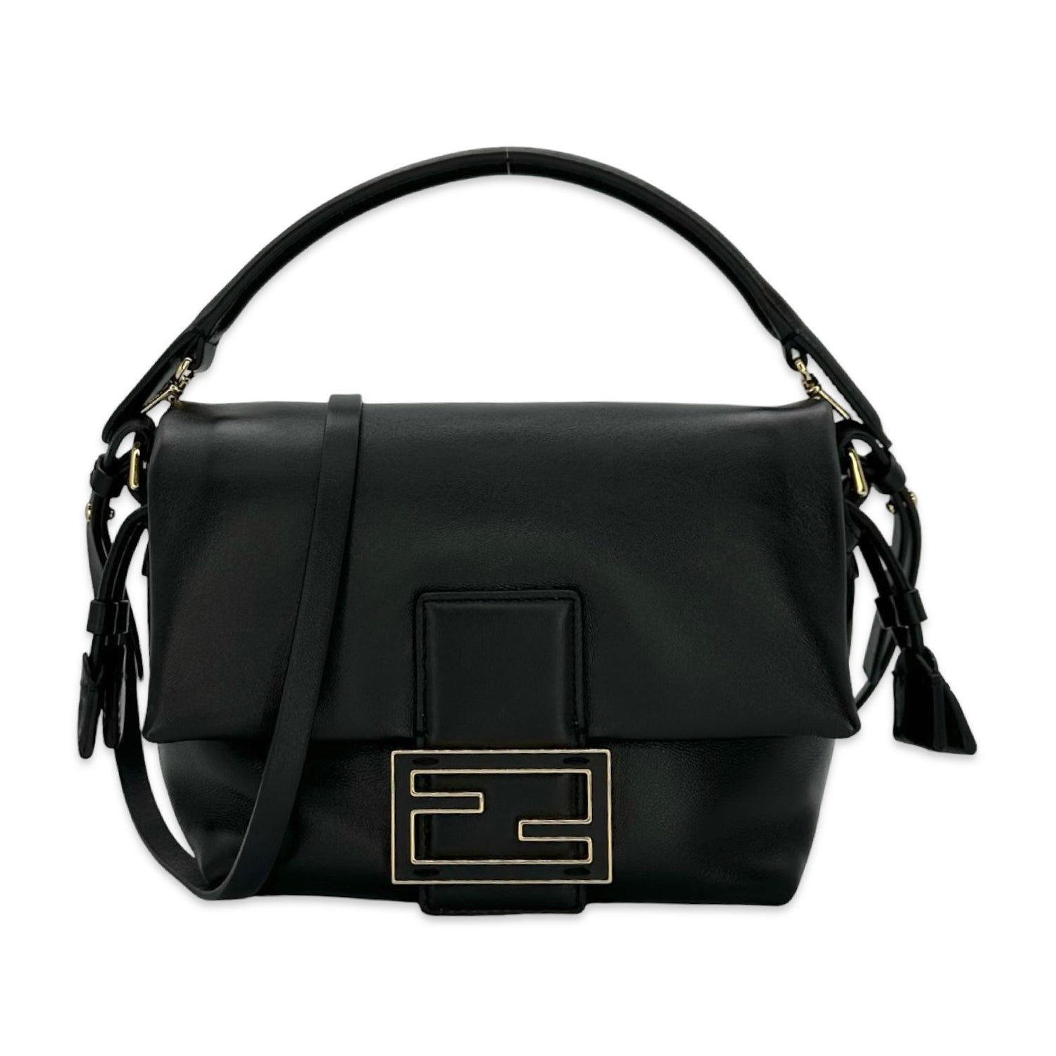 Fendi Lambskin Mamma Drawstring Baguette