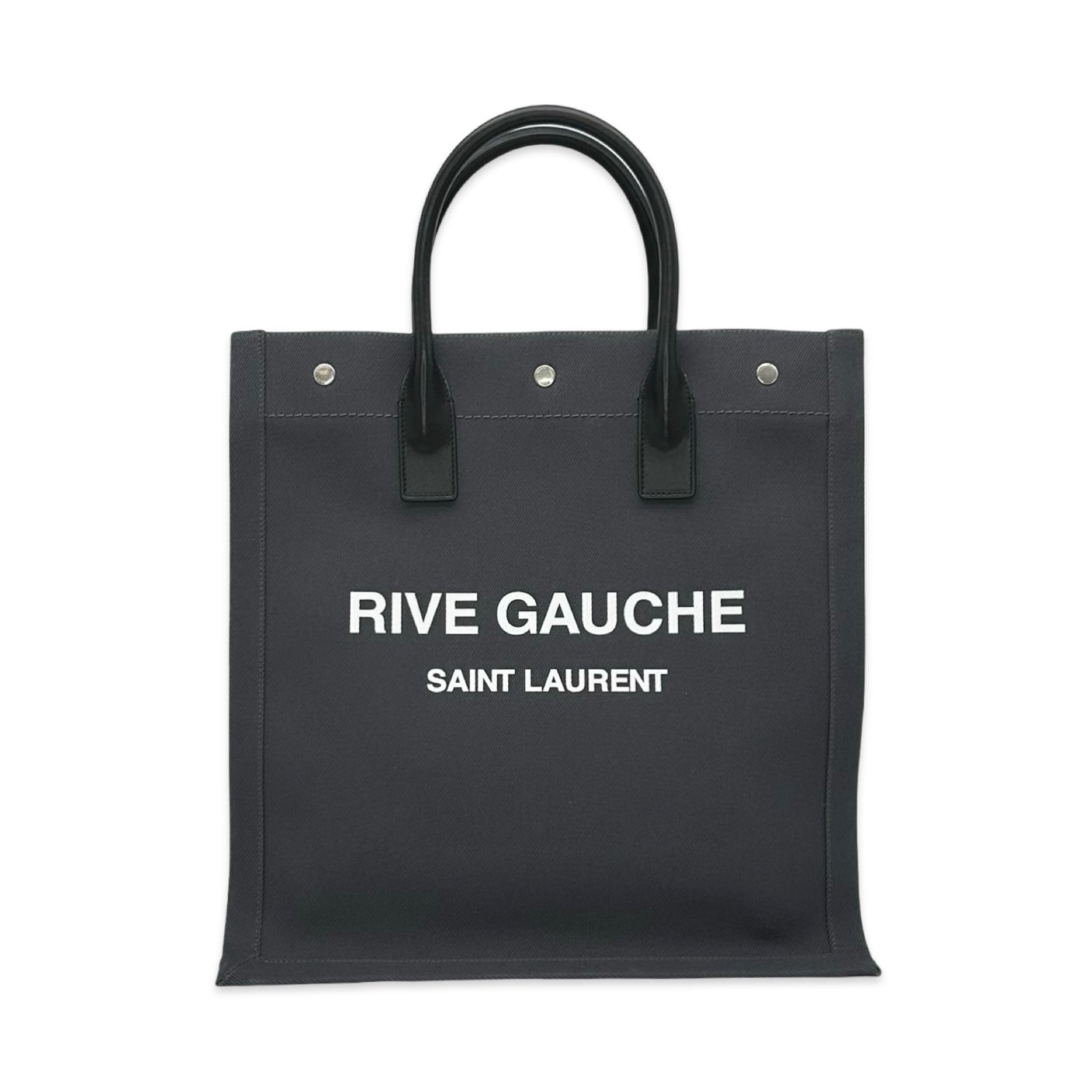 Saint Laurent Canvas North/South Rive Gauche Tote