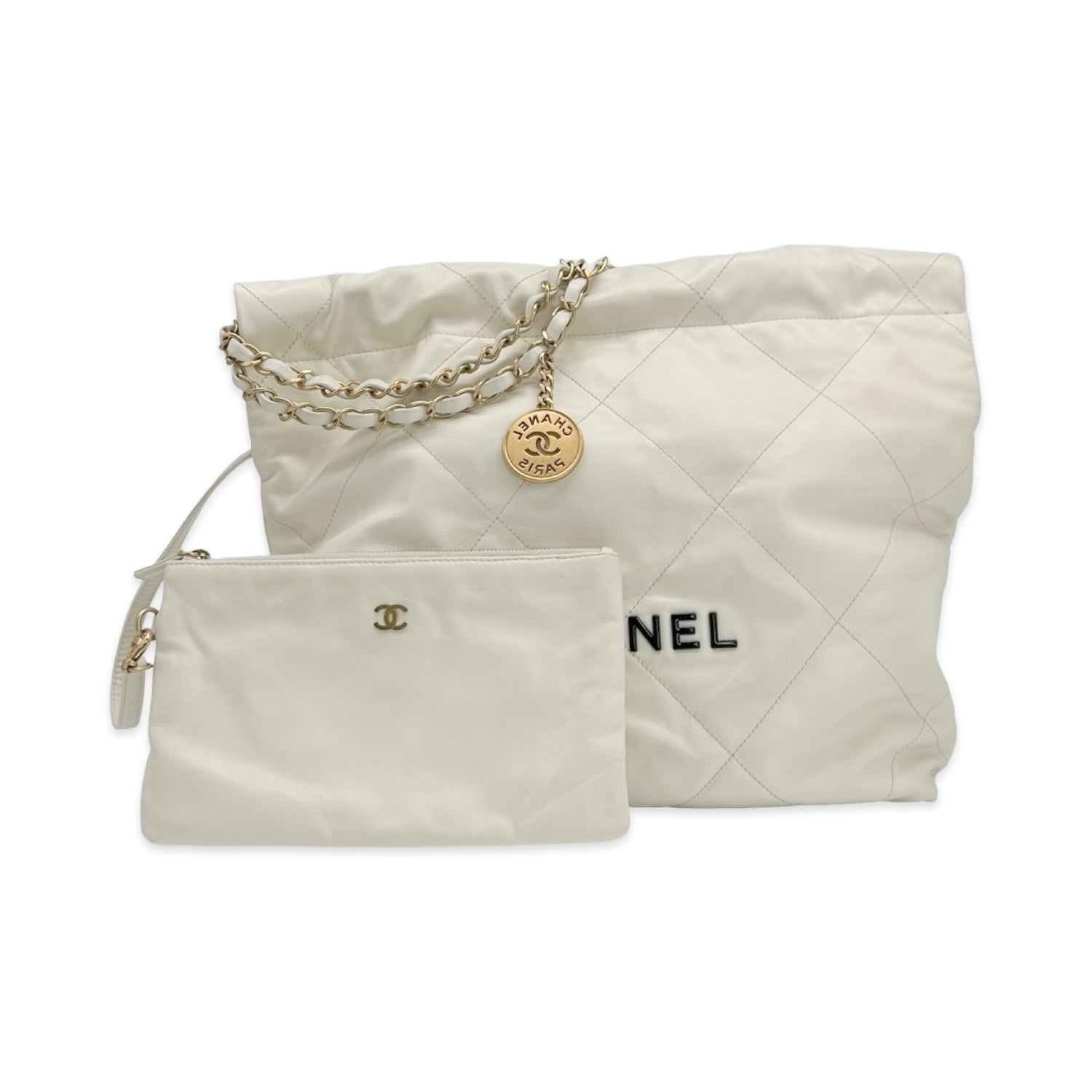 Chanel Quilted Lambskin Small 22