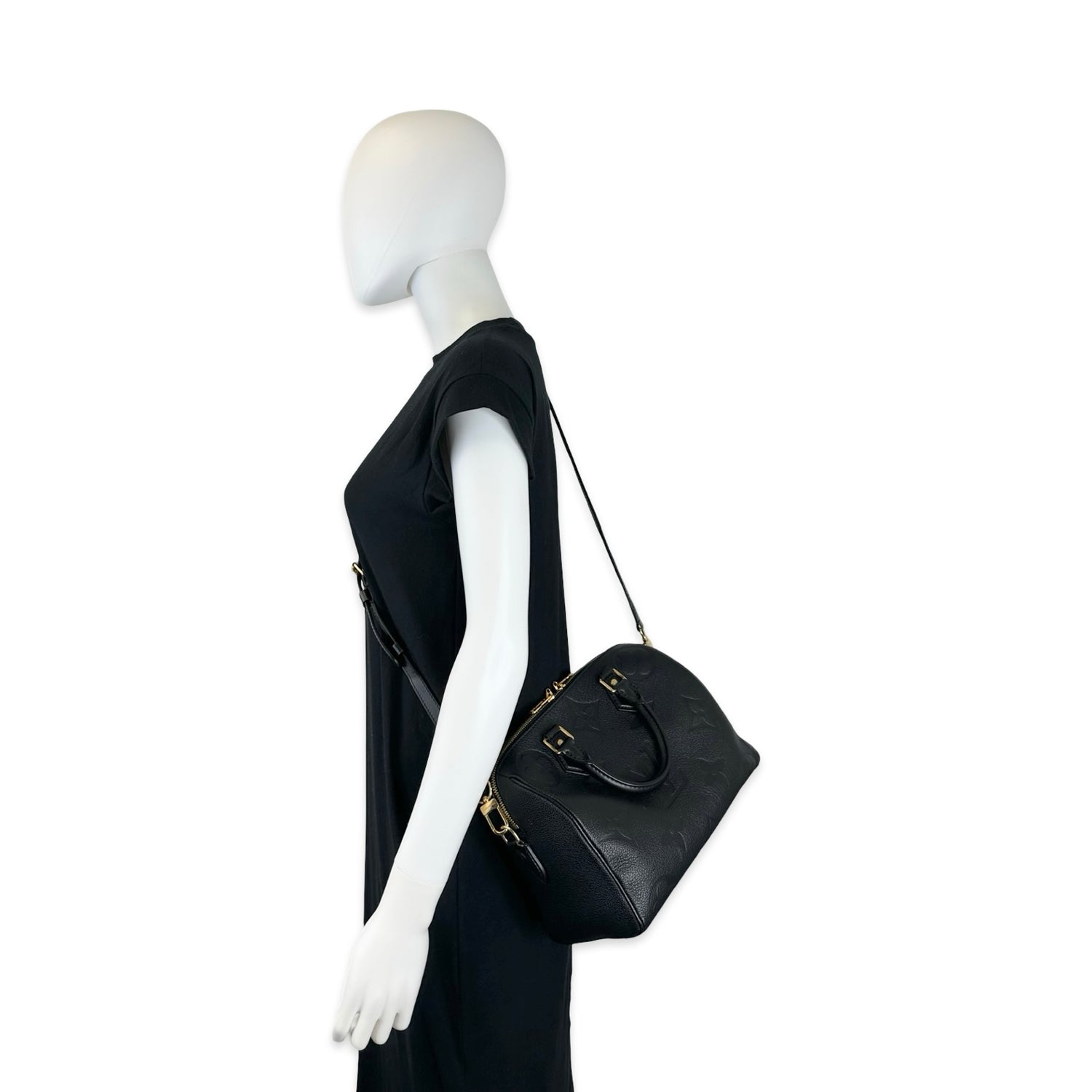 Louis Vuitton Monogram Empreinte Speedy Bandouliere 25