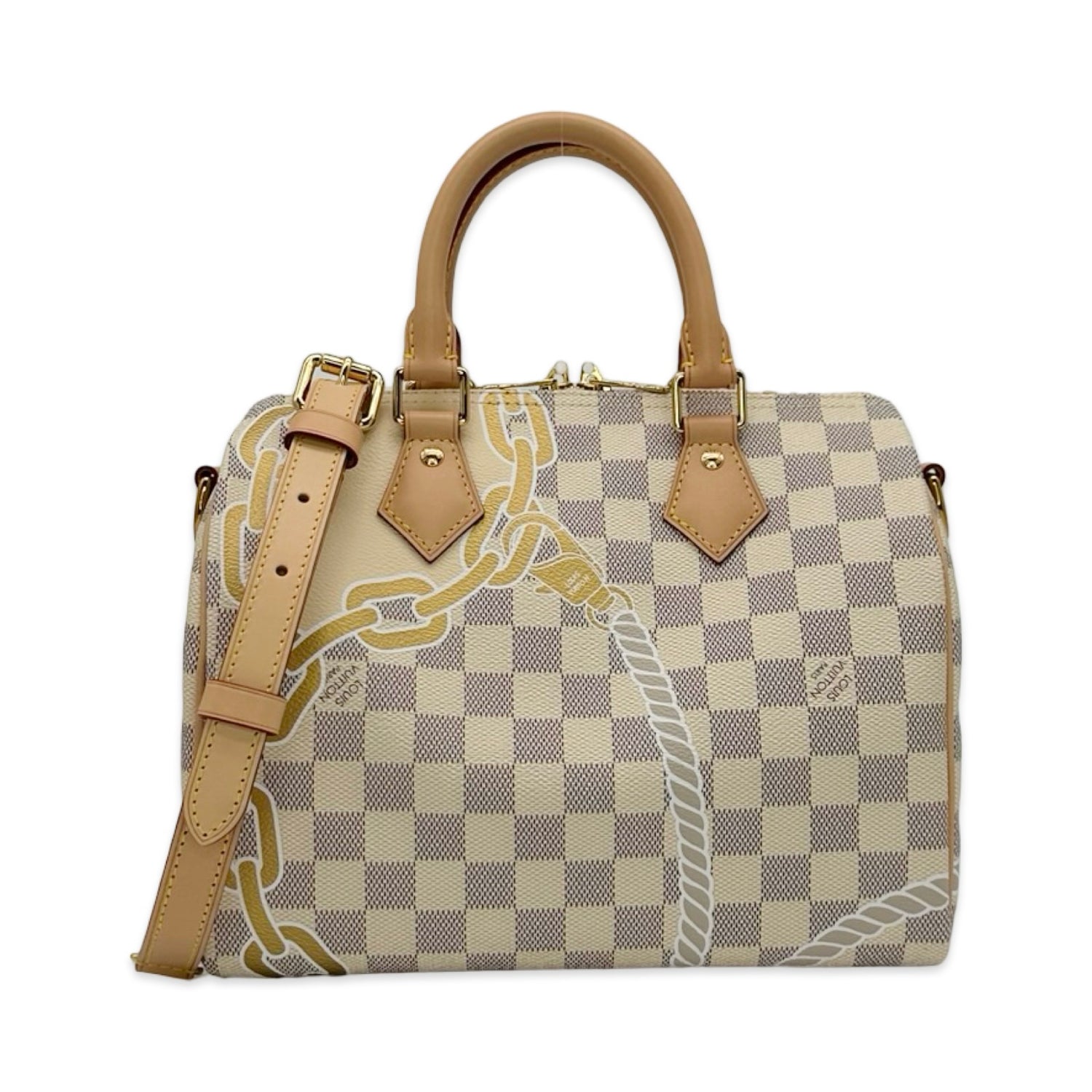 Louis Vuitton Damier Azur Nautical Speedy Bandouliere 25