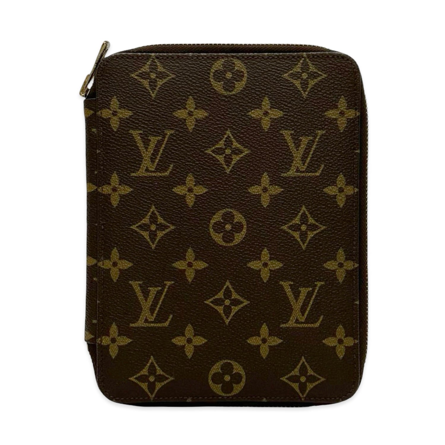 Monogram Zip Agenda