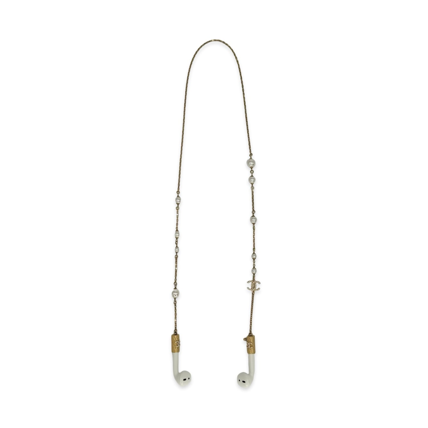 Chanel CC Pearl Airpod Chain