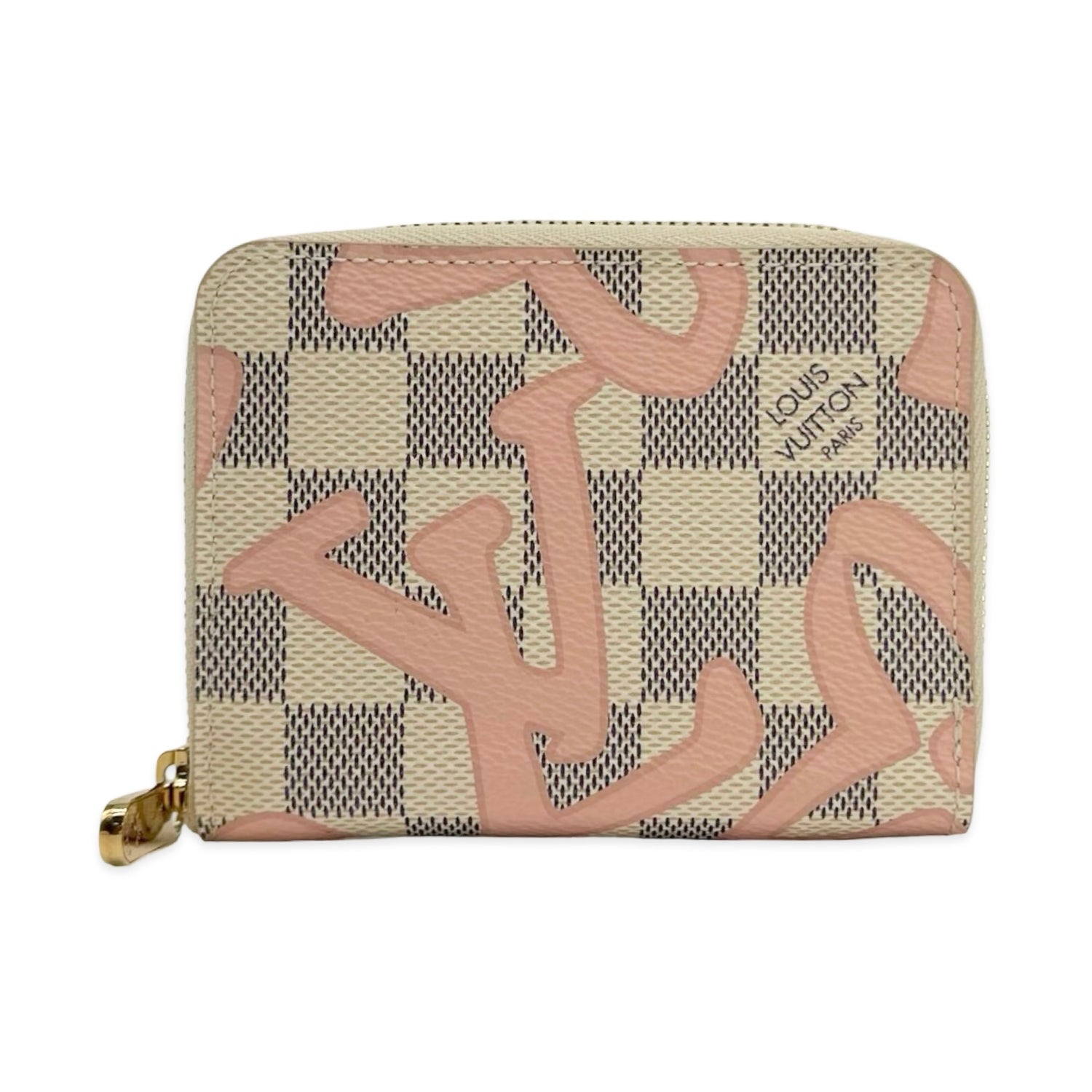 Louis Vuitton Damier Azur Graffiti Zippy Coin Purse