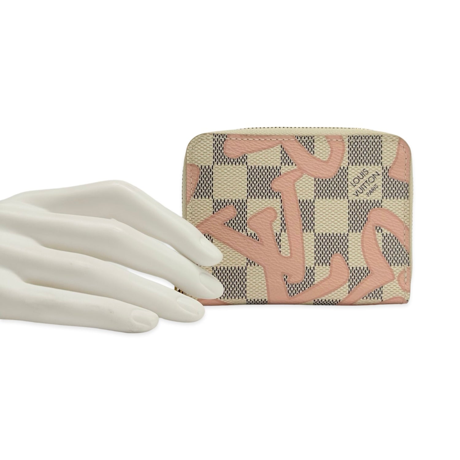 Louis Vuitton Damier Azur Graffiti Zippy Coin Purse