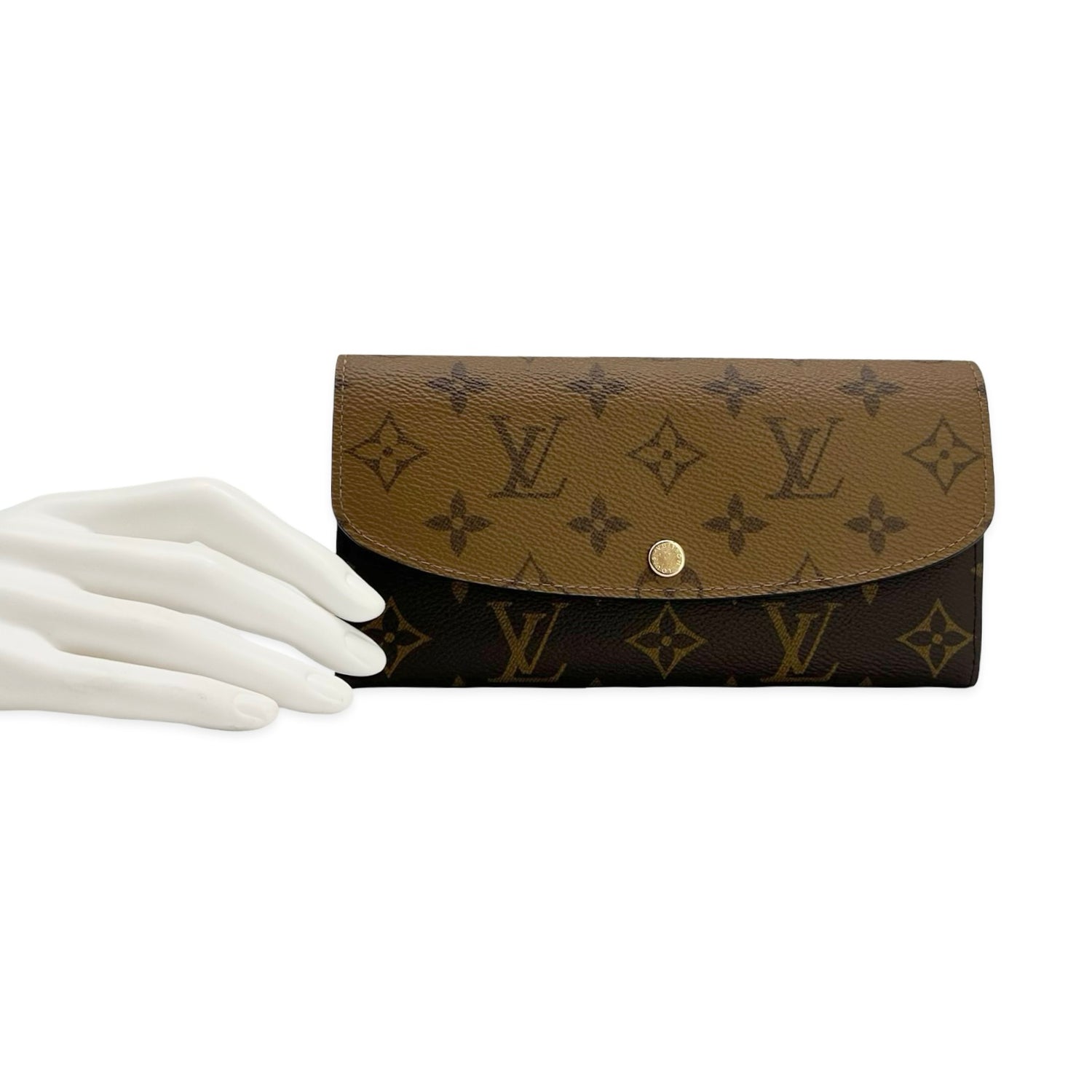 Louis Vuitton Monogram Reverse Emilie Wallet