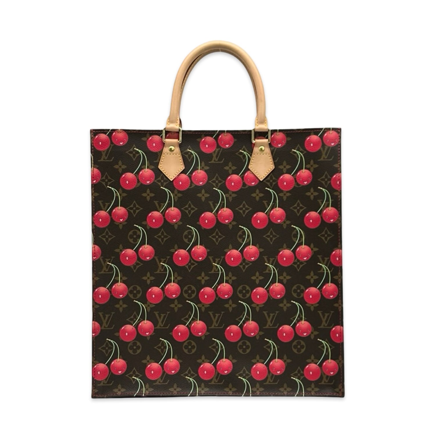 Louis Vuitton TM Monogram Cerises Sac Plat GM