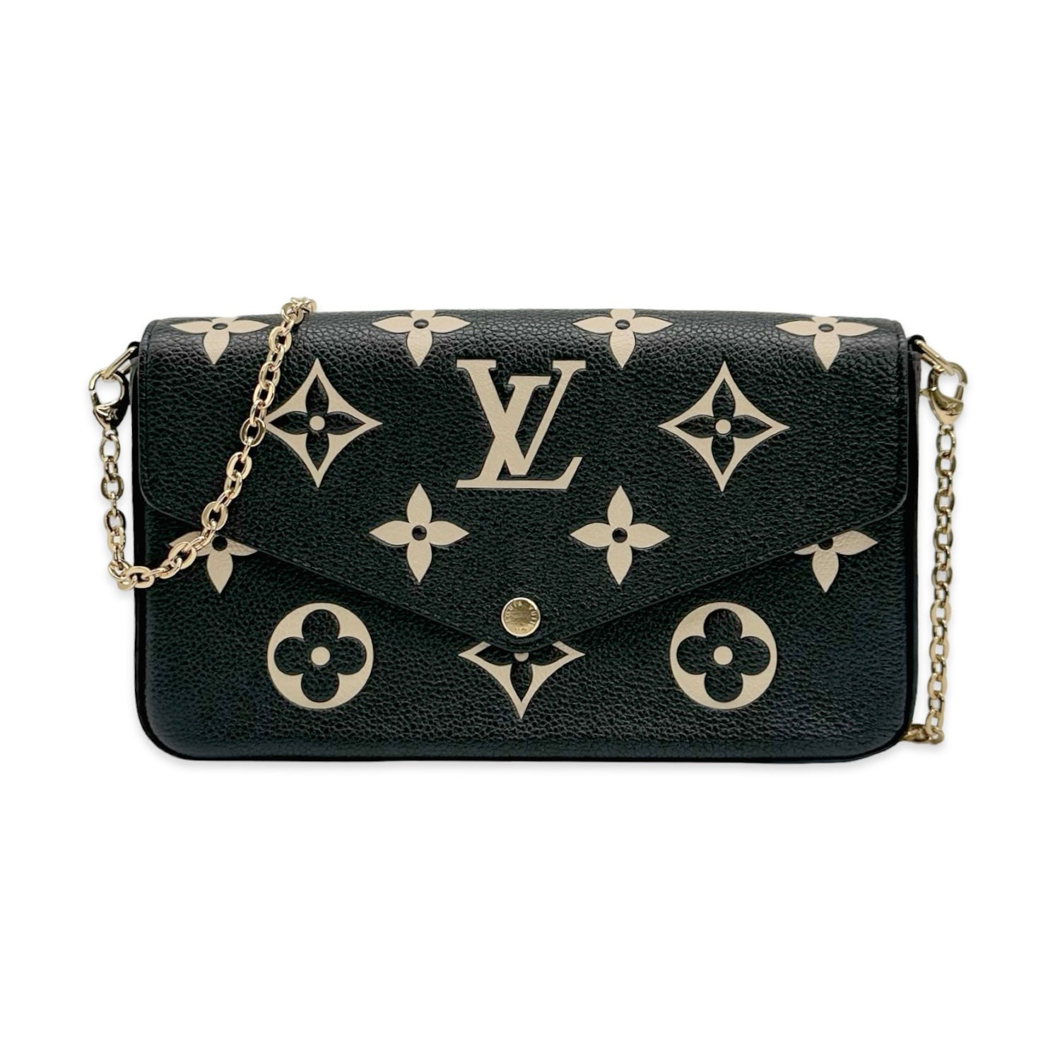 Louis Vuitton Monogram Empreinte Bicolor Felicie Pochette