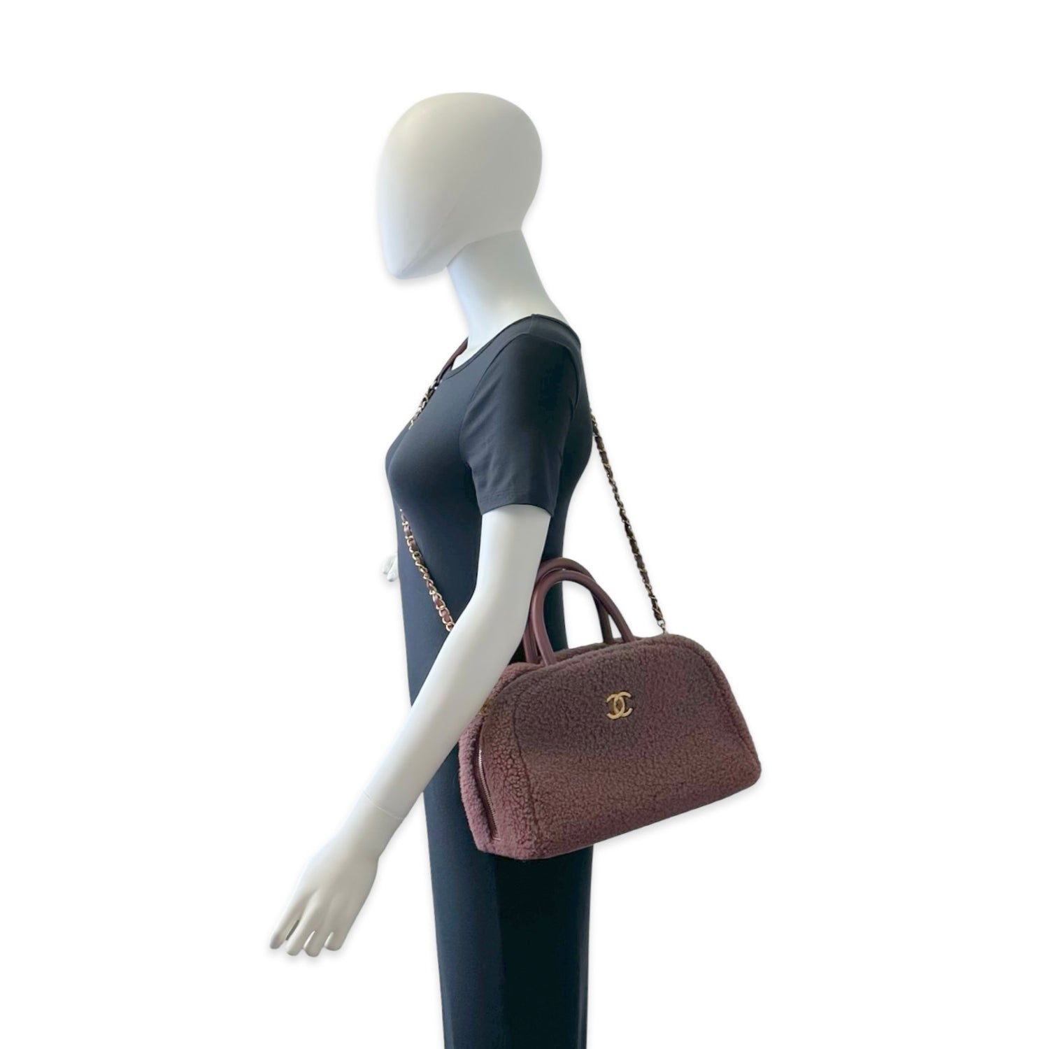 Chanel Shearling Teddy Bowler