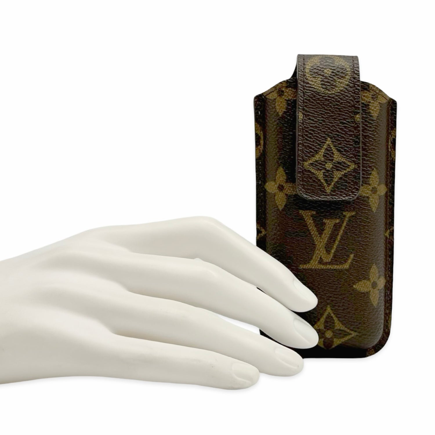 Louis Vuitton Monogram Vintage Phone Holder Keychain