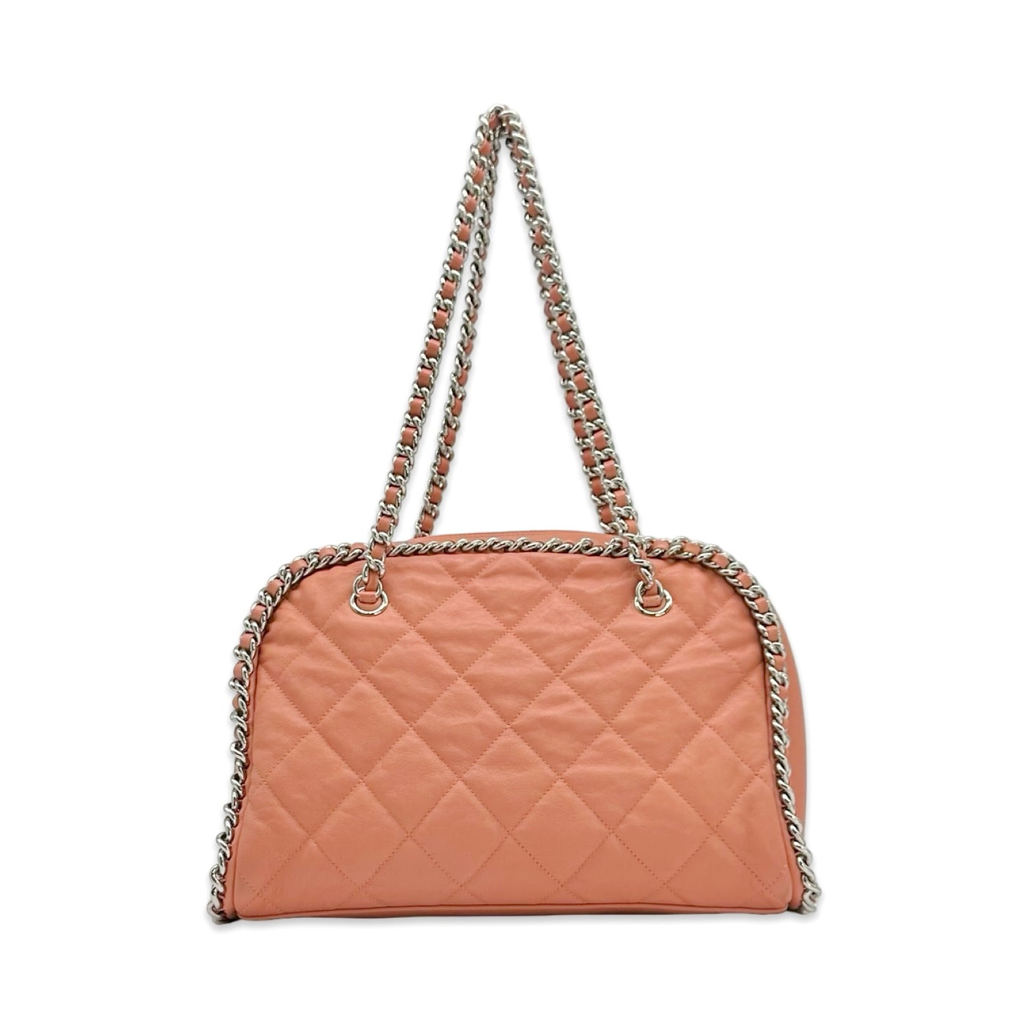 Chanel Quilted Leather Enchained Bowler Bag