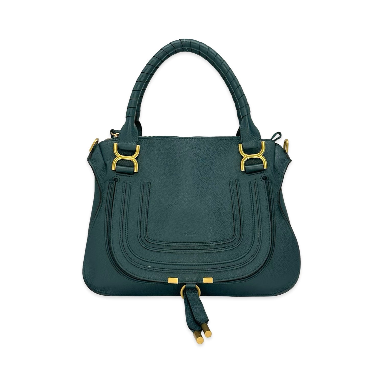 Chloe Grained Leather Marcie Double Carry