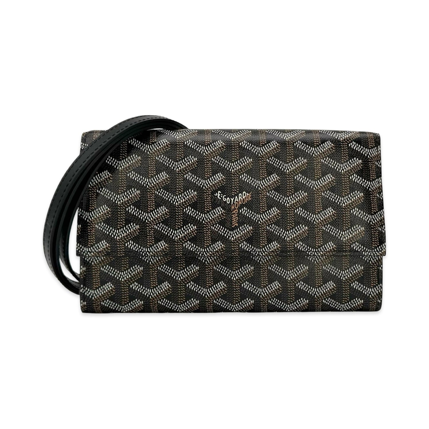 Goyard Goyardine Varenne Continental Wallet on Strap