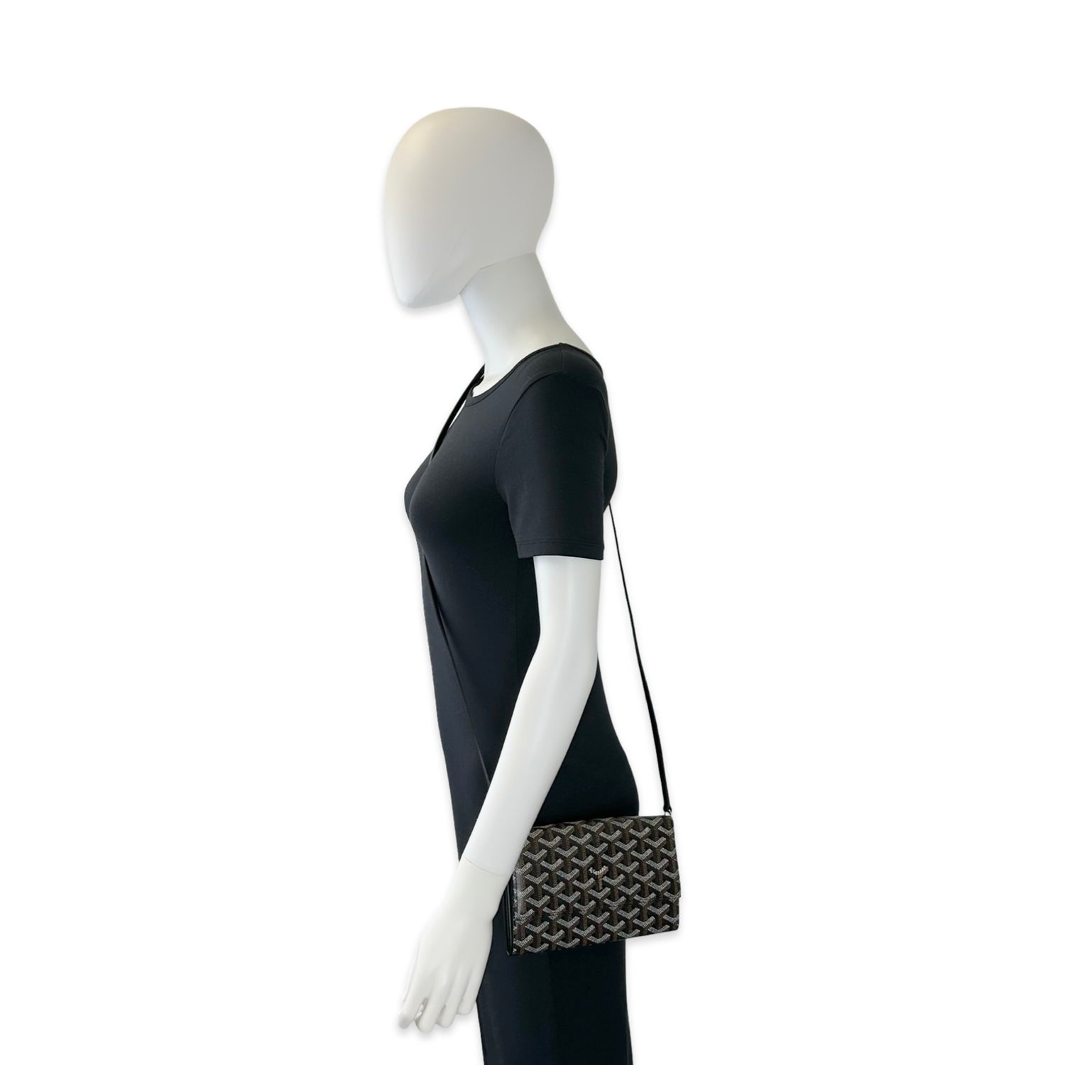 Goyard Goyardine Varenne Continental Wallet on Strap