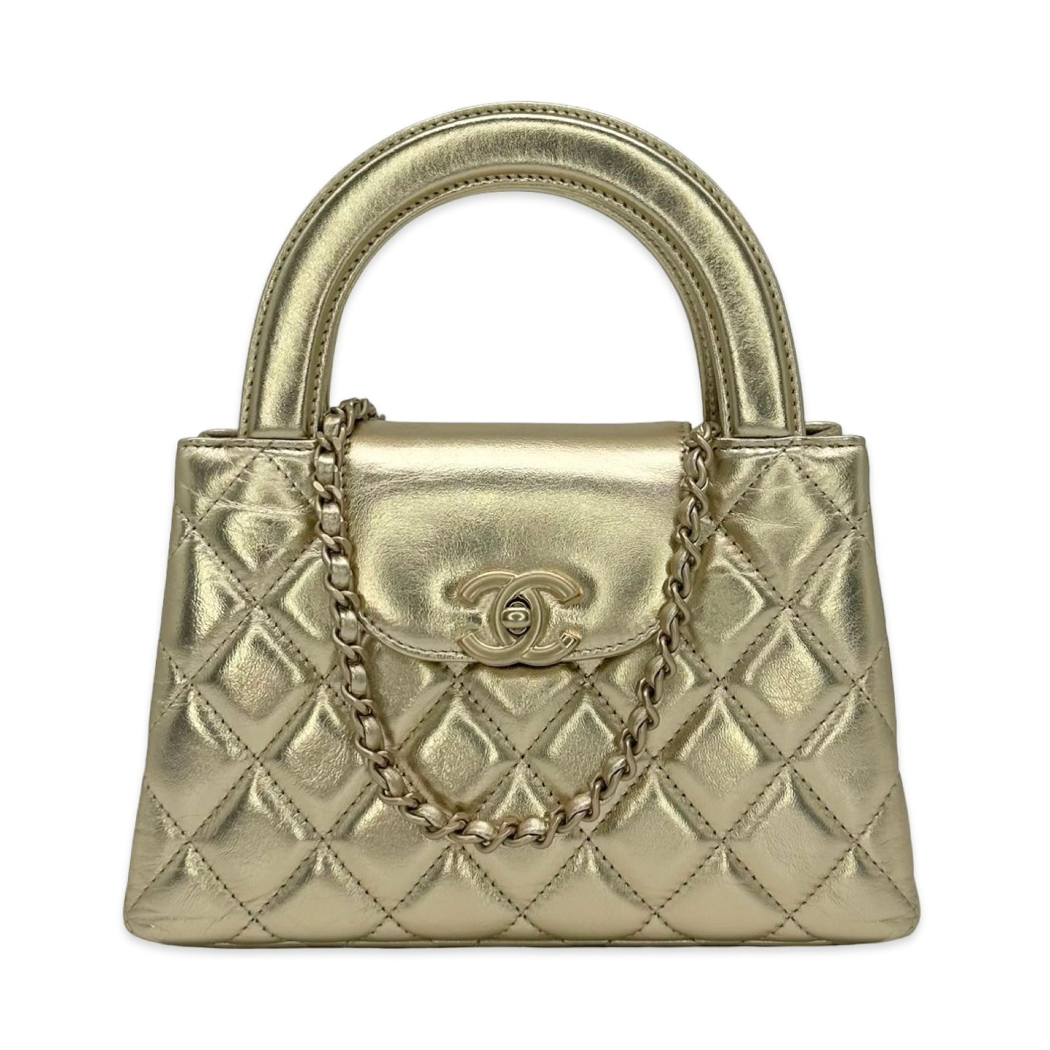Chanel Quilted Lambskin Nano Kelly