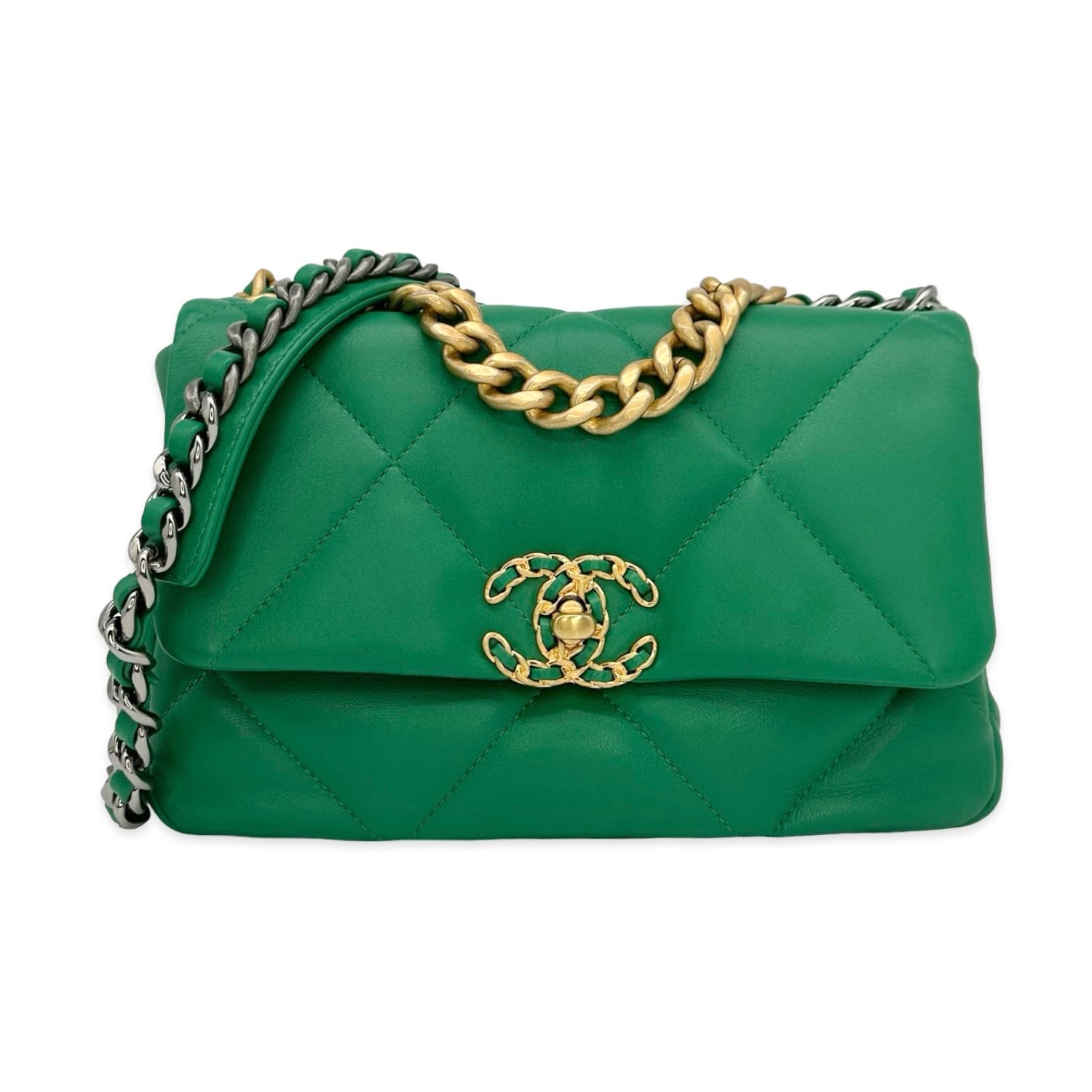 Chanel Quilted Lambskin Small 19 Flap Bag